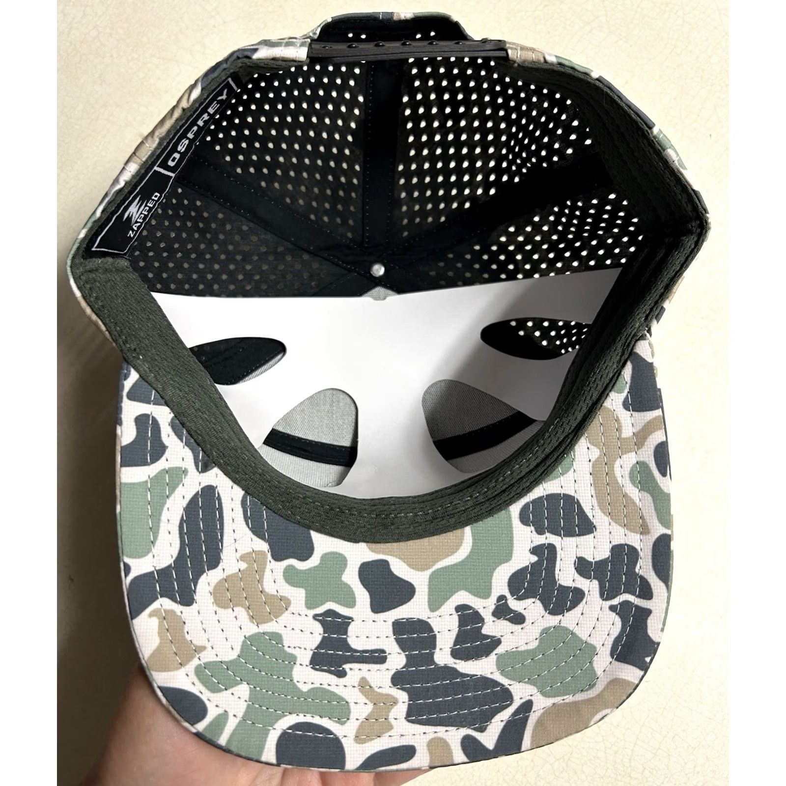 Osprey NWT Beard Man Offroad 5 Panel SnapBack Hat Camo Outdoors Osprey Lightweight Men One Size Multicolor Seasonal Winter Fall Spring Summer Hats/Cap Size ONE SIZE - 7 Thumbnail