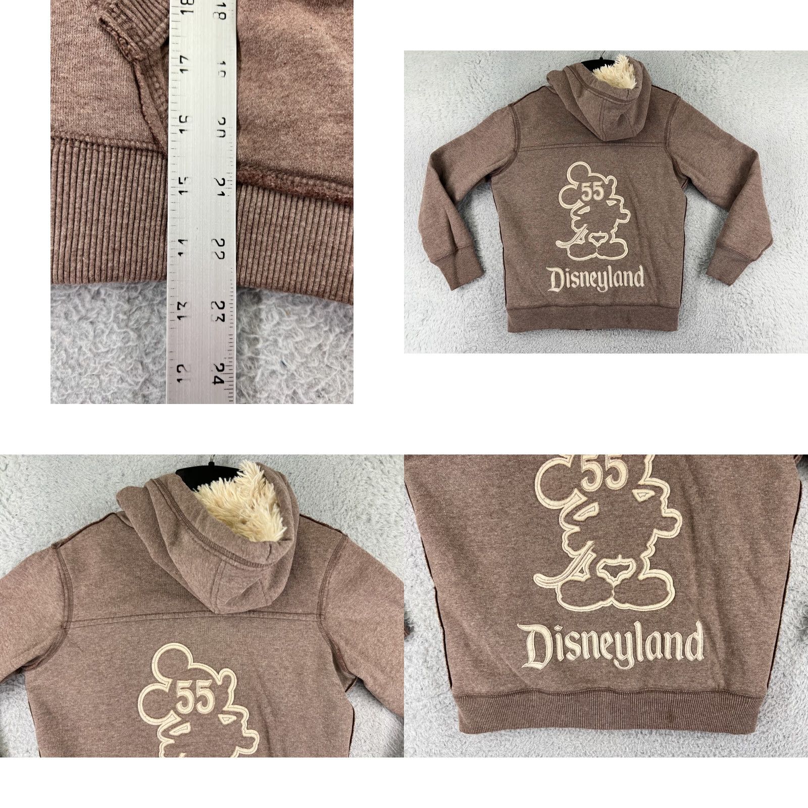 Disney Disney Mickey Mouse Sweater Full Zip Hoodie Womens S Brown Size S / US 4 / IT 40 - 9 Thumbnail