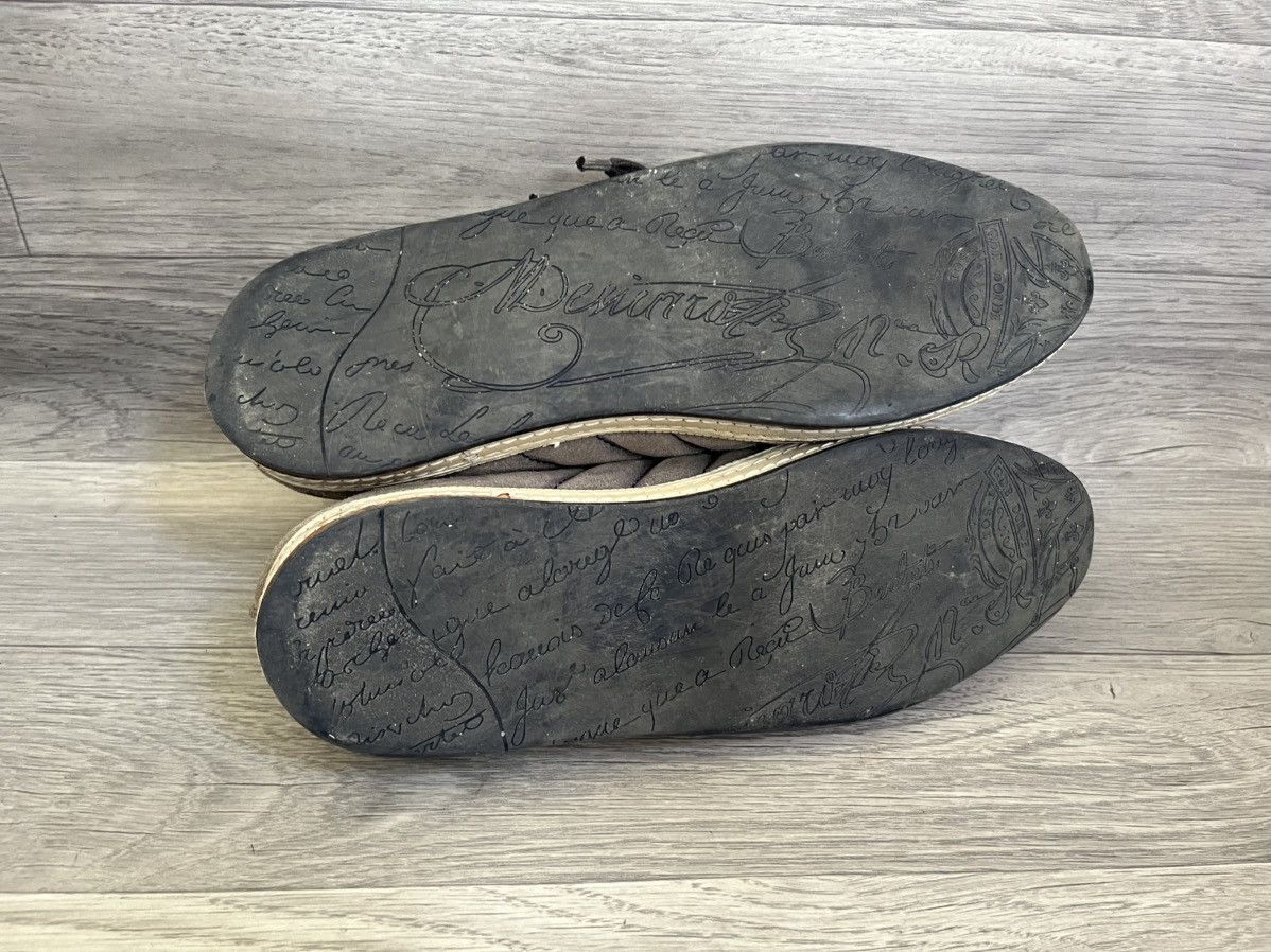 Berluti Berluti playfield grey patina sneakers sz 11 Size US 12 / EU 45 - 9 Thumbnail