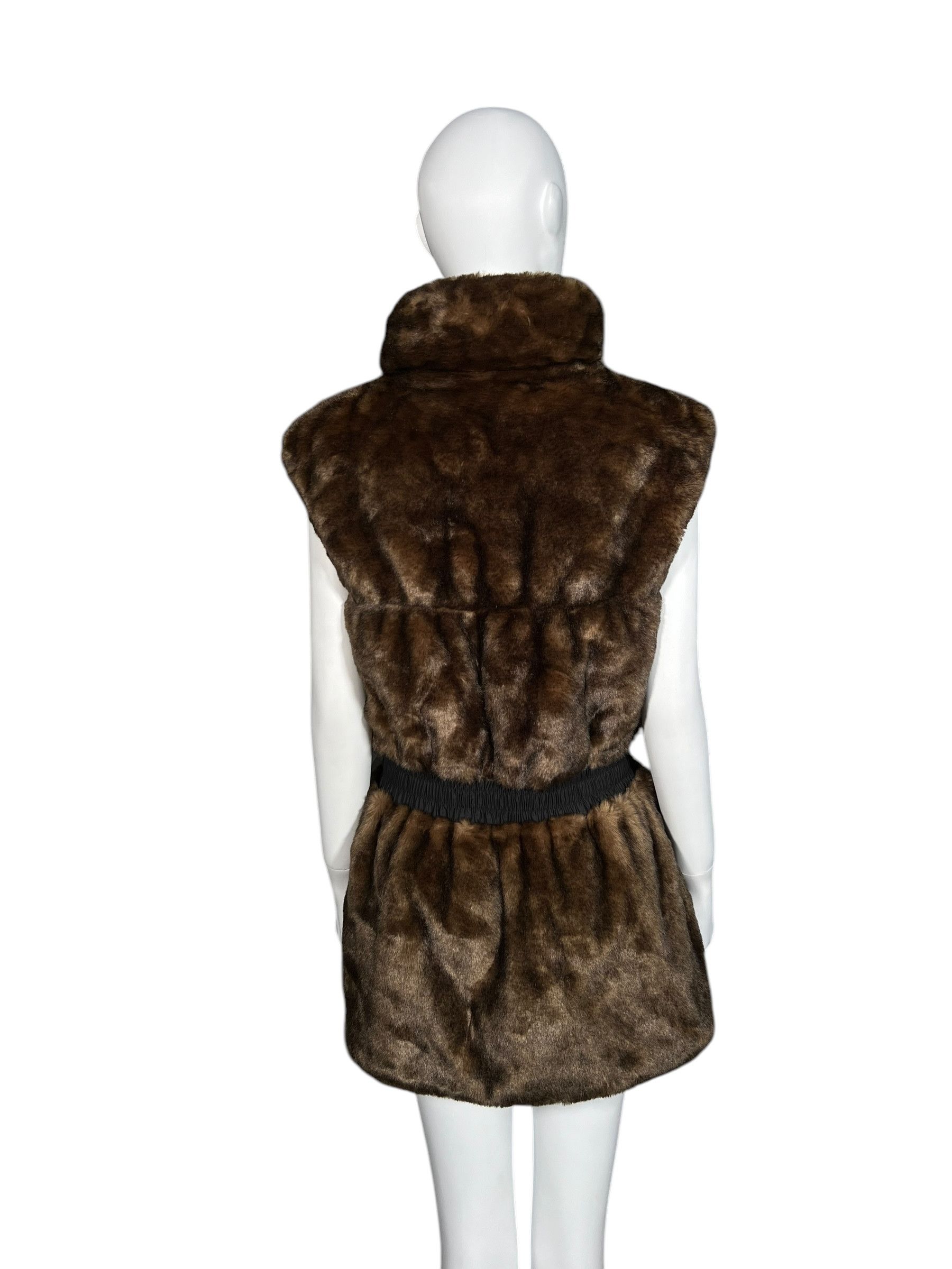 Jean Paul Gaultier Faux Fur Sleeveless Vest
