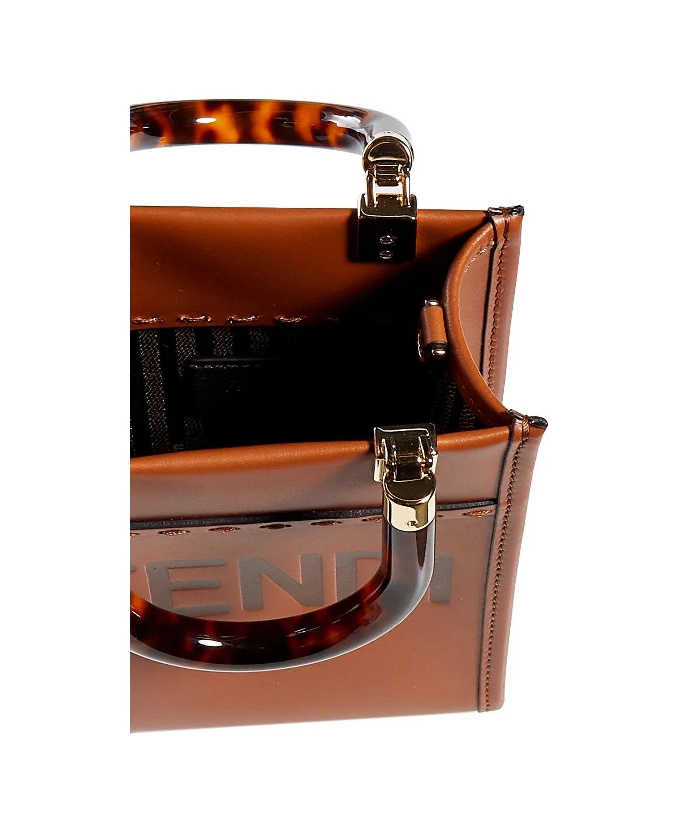 Fendi o1s1wg110326 Size: OS/Mini Sunshine Shopper in Brown Size ONE SIZE - 4 Thumbnail