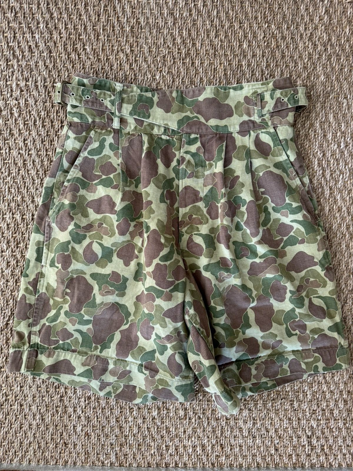 image of Brycelands Bryceland’S Ghurka Shorts - Camo - 32, Men's