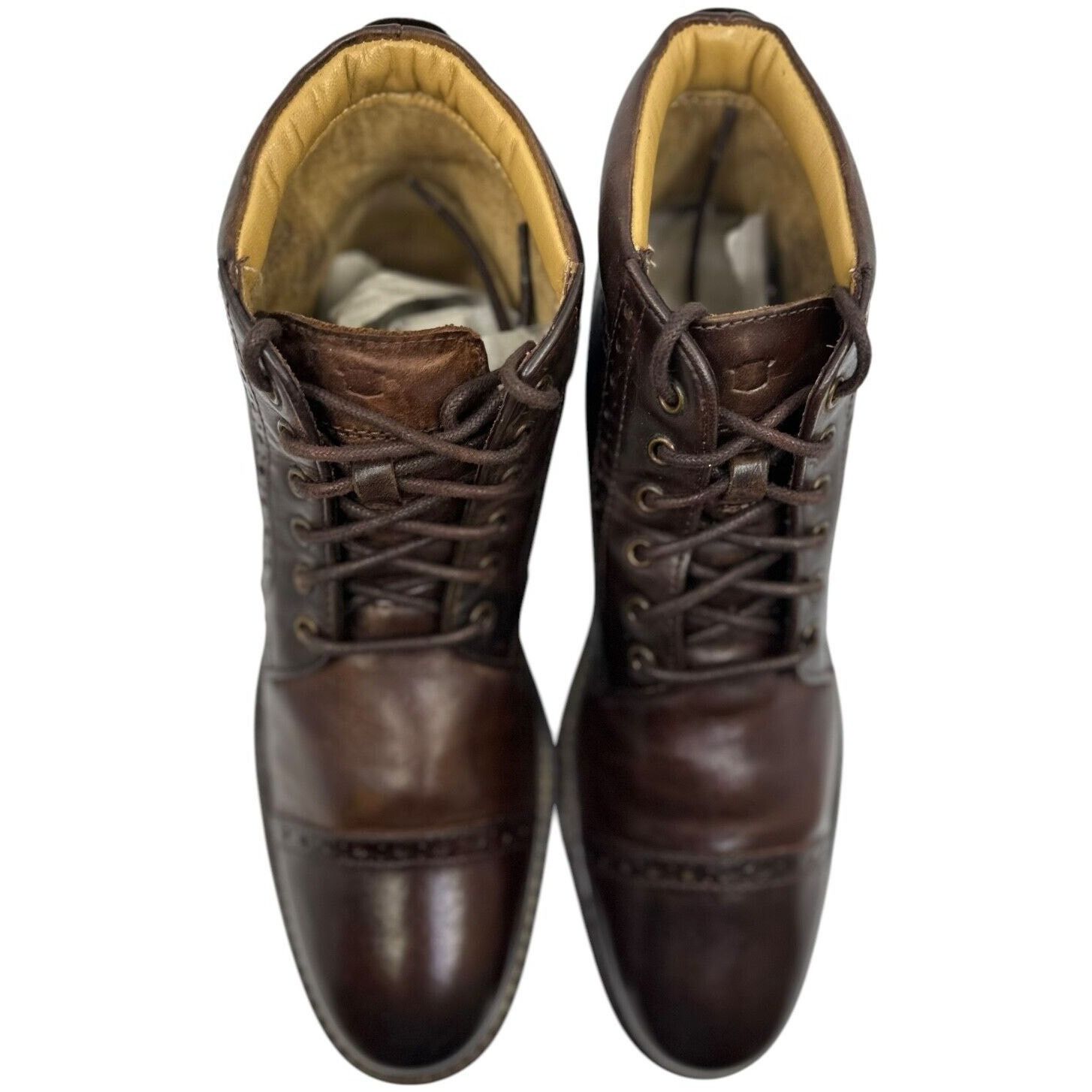 Florsheim Florsheim Fanway Mens Cap Toe Brogue Brown Boots Size 9D Size US 9 / EU 42 - 4 Thumbnail