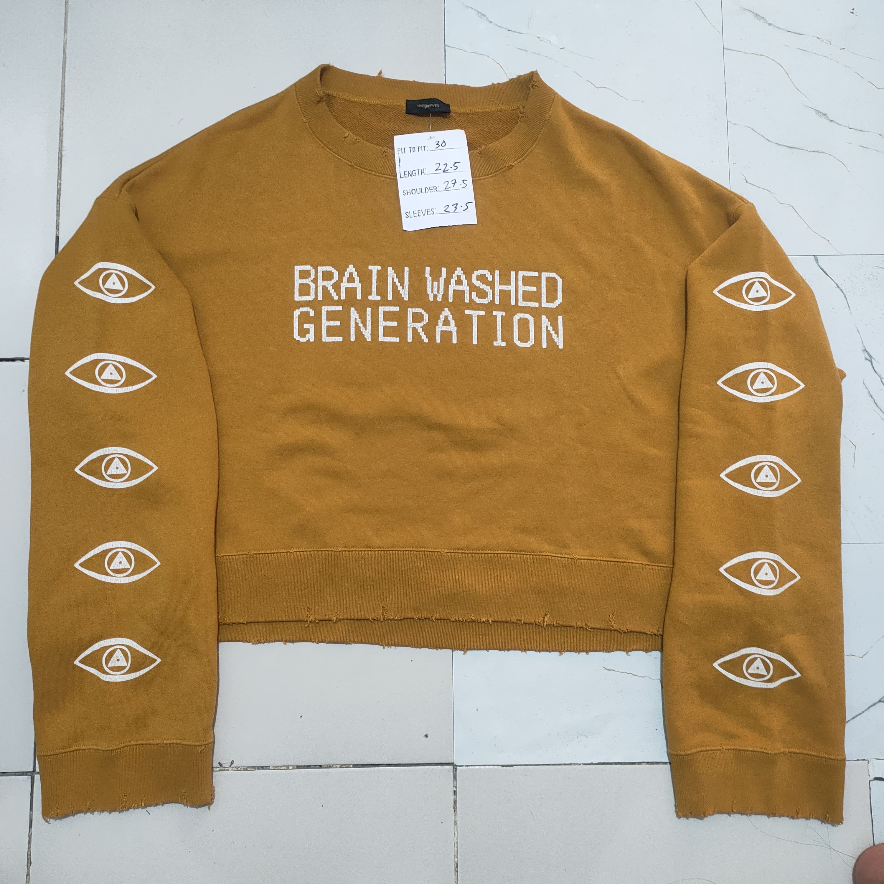 Undercover Undercover Cropped Brainwashed Generation Sweater Size M / US 6-8 / IT 42-44 - 2 Thumbnail