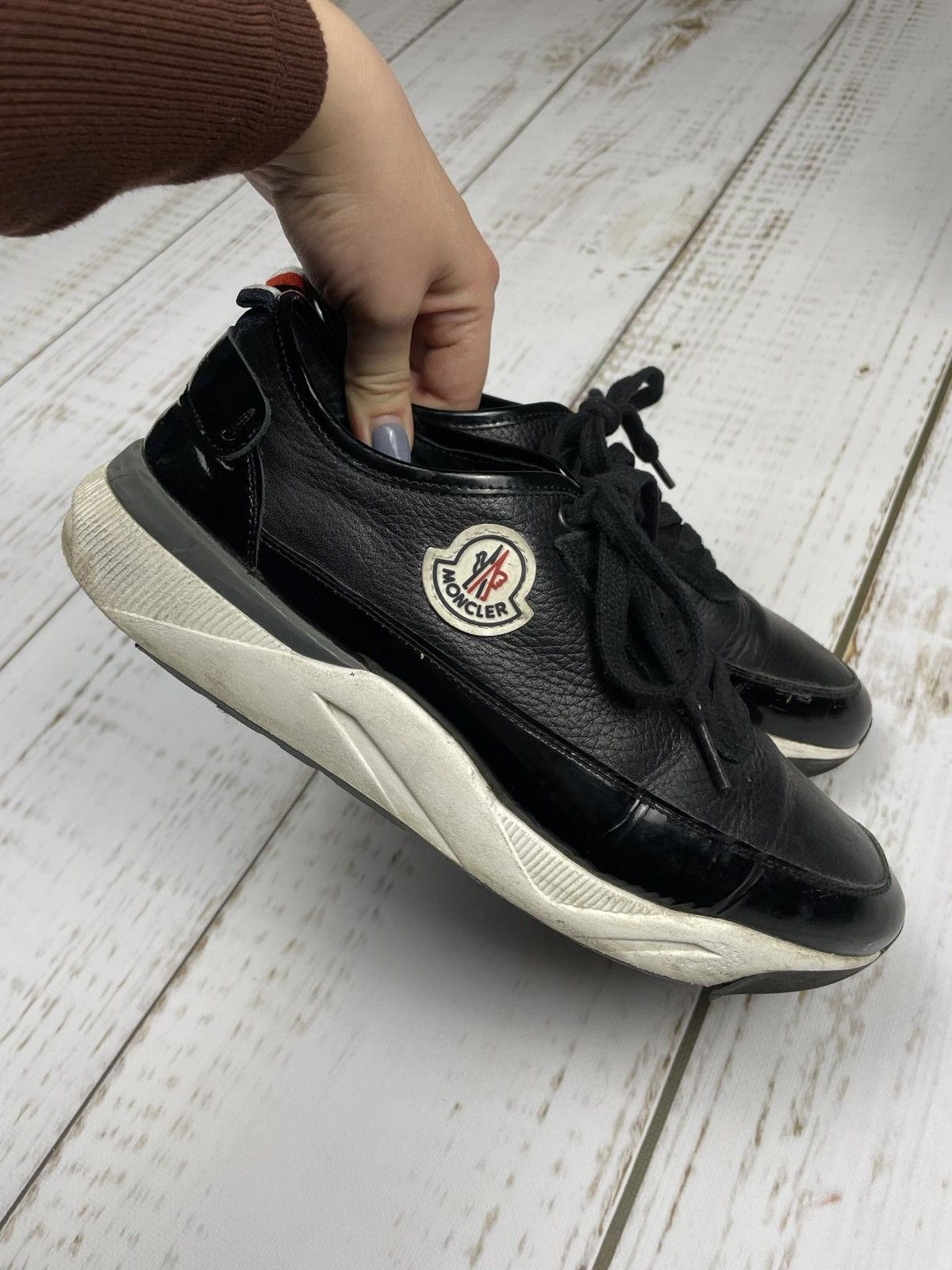 Moncler Moncler Sneakers Shoes Patch Drill Size US 8 / EU 41 - 6 Thumbnail
