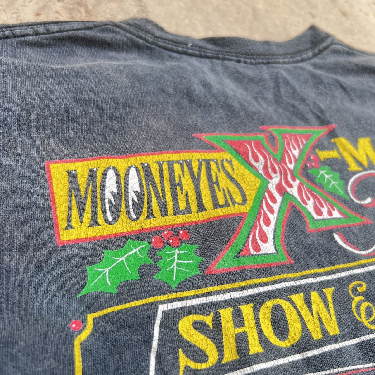 Vintage Vintage Thrashed Racing Mooneyes Drag Oversized Tshirt Size US XXL / EU 58 / 5 - 3 Thumbnail