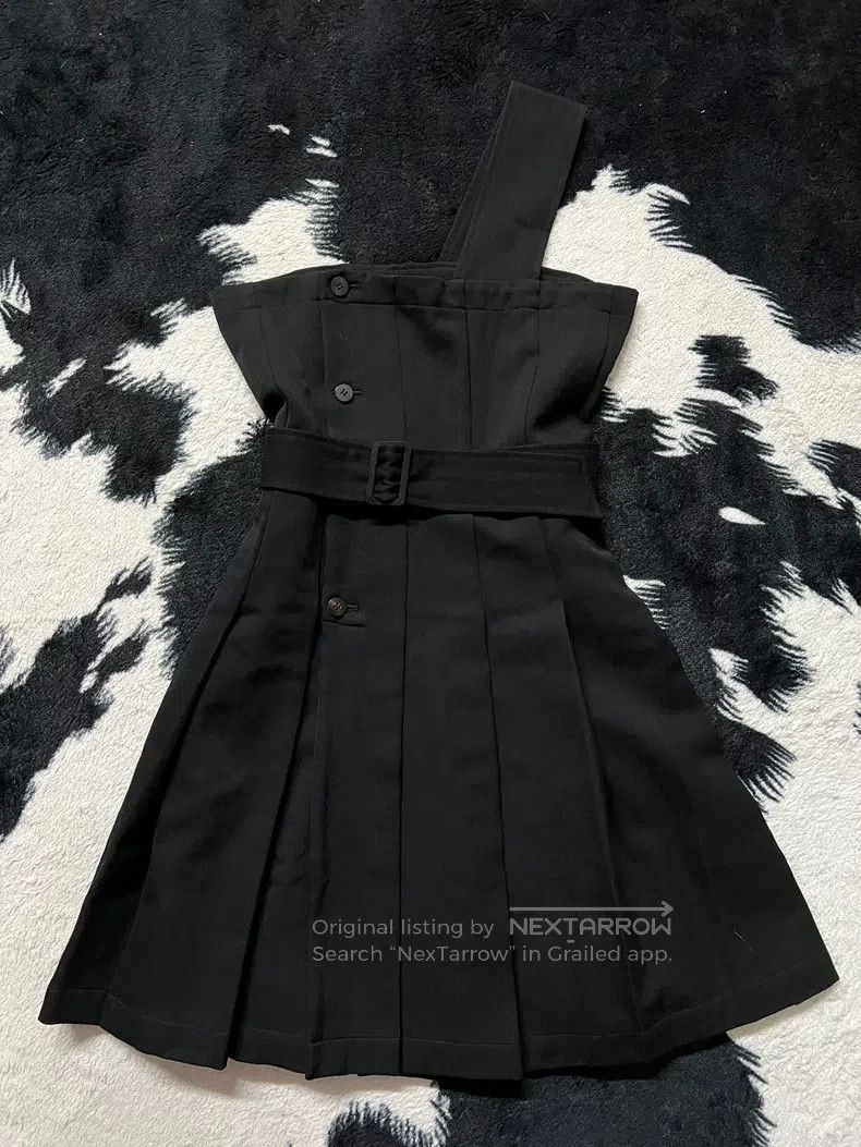Comme des Garcons Comme des Garcons Pure Wool One Shoulder Strap Pleated Ski Size S / US 4 / IT 40 - 2 Thumbnail