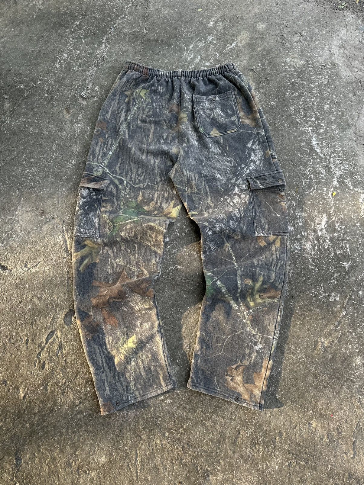 Jerzees (Freesize) Crazy Vintage Y2K Faded Camo Baggy Sweatpants Size US 32 / EU 48 - 6 Thumbnail