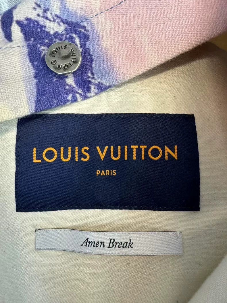 Louis Vuitton Louis Vuitton New Oil Painting Snow Mountain Scenic Denim Size US L / EU 52-54 / 3 - 3 Thumbnail