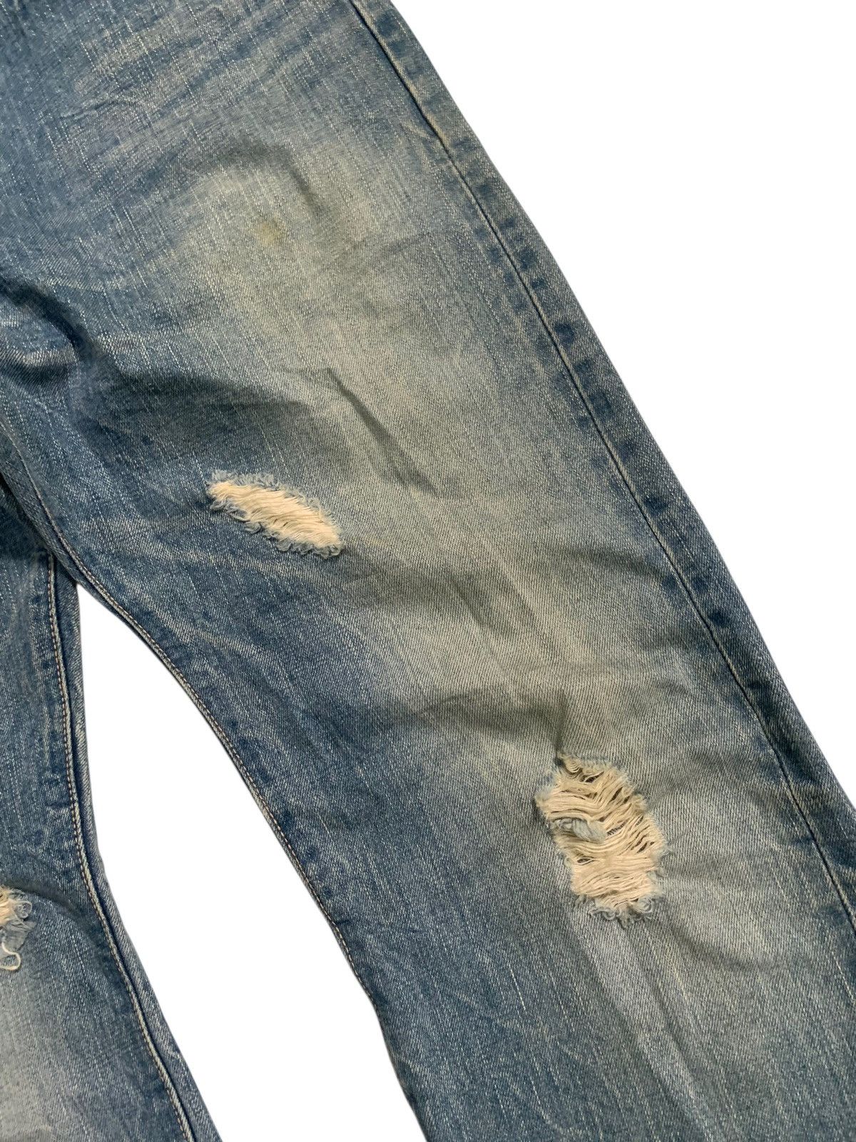 Kapital VINTAGE EDWIN 505S SELVEDGE PUNK SHORT DISRESSED DENIM Size US 32 / EU 48 - 16 Thumbnail