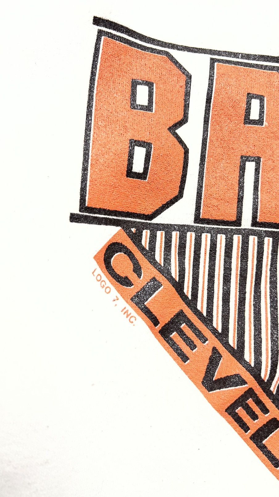 Logo 7 1990 Cleveland Browns NFL Logo 7 athletic sweatshirt Size US XL / EU 56 / 4 - 6 Thumbnail