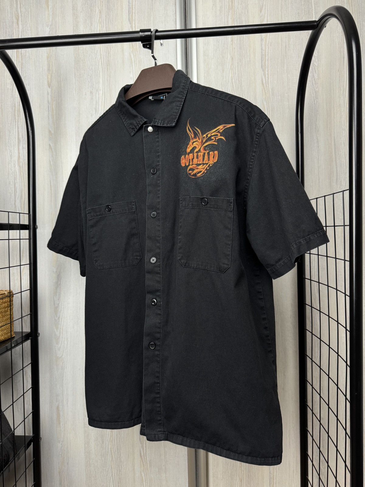 Band Tees Gotthard Firebirth vintage black short sleeve shirt Size US XL / EU 56 / 4 - 4 Thumbnail