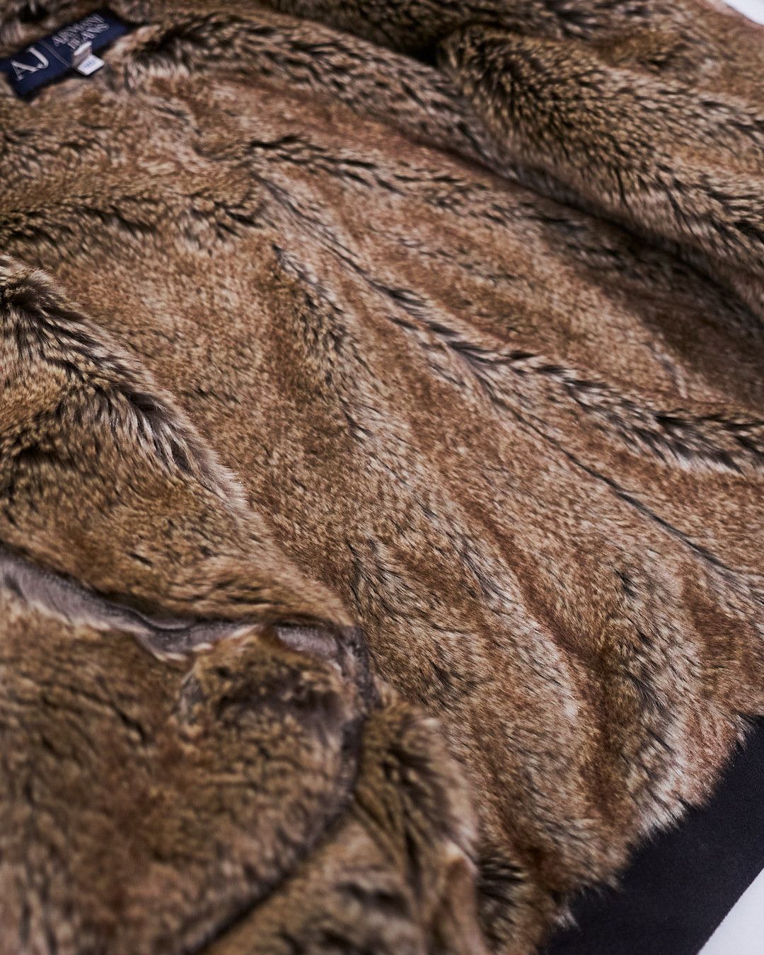 Giorgio Armani 1990s Fur-Lined Gamuza Hoodie Size US M / EU 48-50 / 2 - 10 Thumbnail