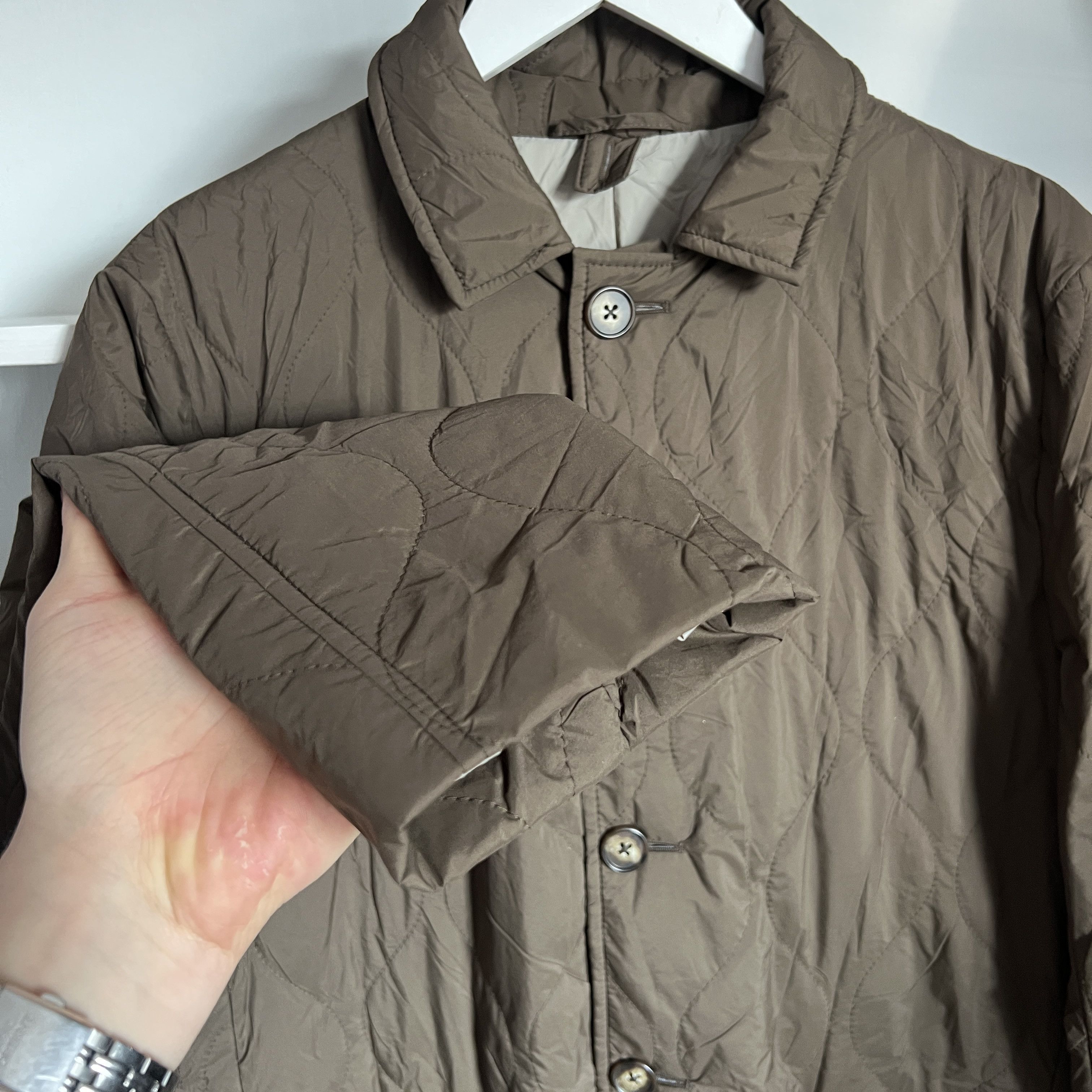 Eredipisano × Loro Piana OLMETEX CAR COAT ITALY FABRICS Waterproof Quilt Jacket Size US M / EU 48-50 / 2 - 6 Thumbnail