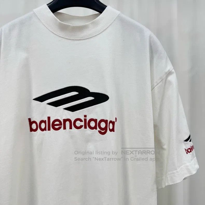Balenciaga Balenciaga 3B Embroidered Letter Short Sleeve Size US XS / EU 42 / 0 - 3 Thumbnail