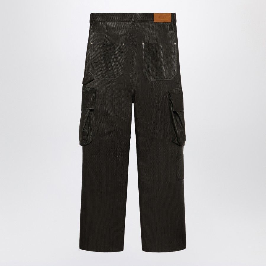 1989 STUDIO o1d2blof1124 Leather Cargo Trouser in Brown Size US 28 / EU 44 - 2 Thumbnail