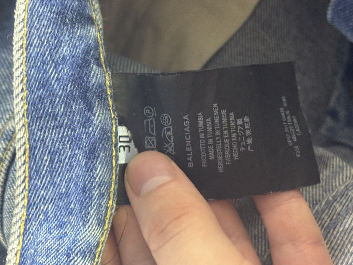 Balenciaga ✅Balenciaga distressed slim blue jeans 30 Size US 30 / EU 46 - 6 Thumbnail