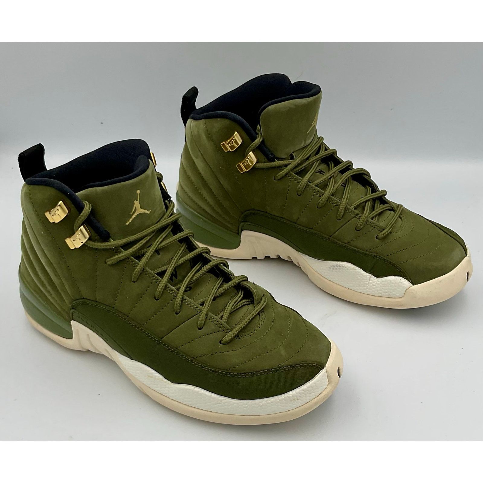 AIR JORDAN 12 RETRO OLIVE GREEN Chris Paul SZ 153265-301