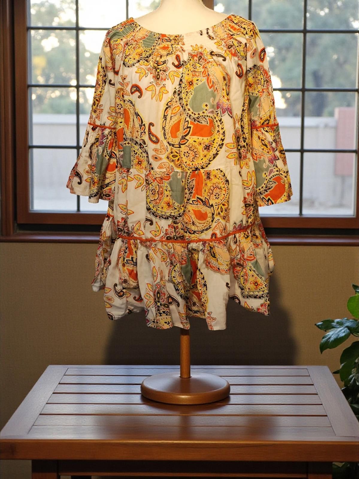 Other True Destinations Paisley Print Large Blouse Size L / US 10 / IT 46 - 3 Thumbnail
