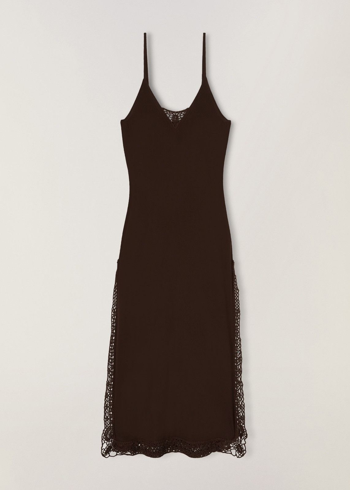 Loro Piana o1srvl11e0824 Avea Sleeveless Maxi Dress in Dark Brown Size S / US 4 / IT 40 - 1 Thumbnail