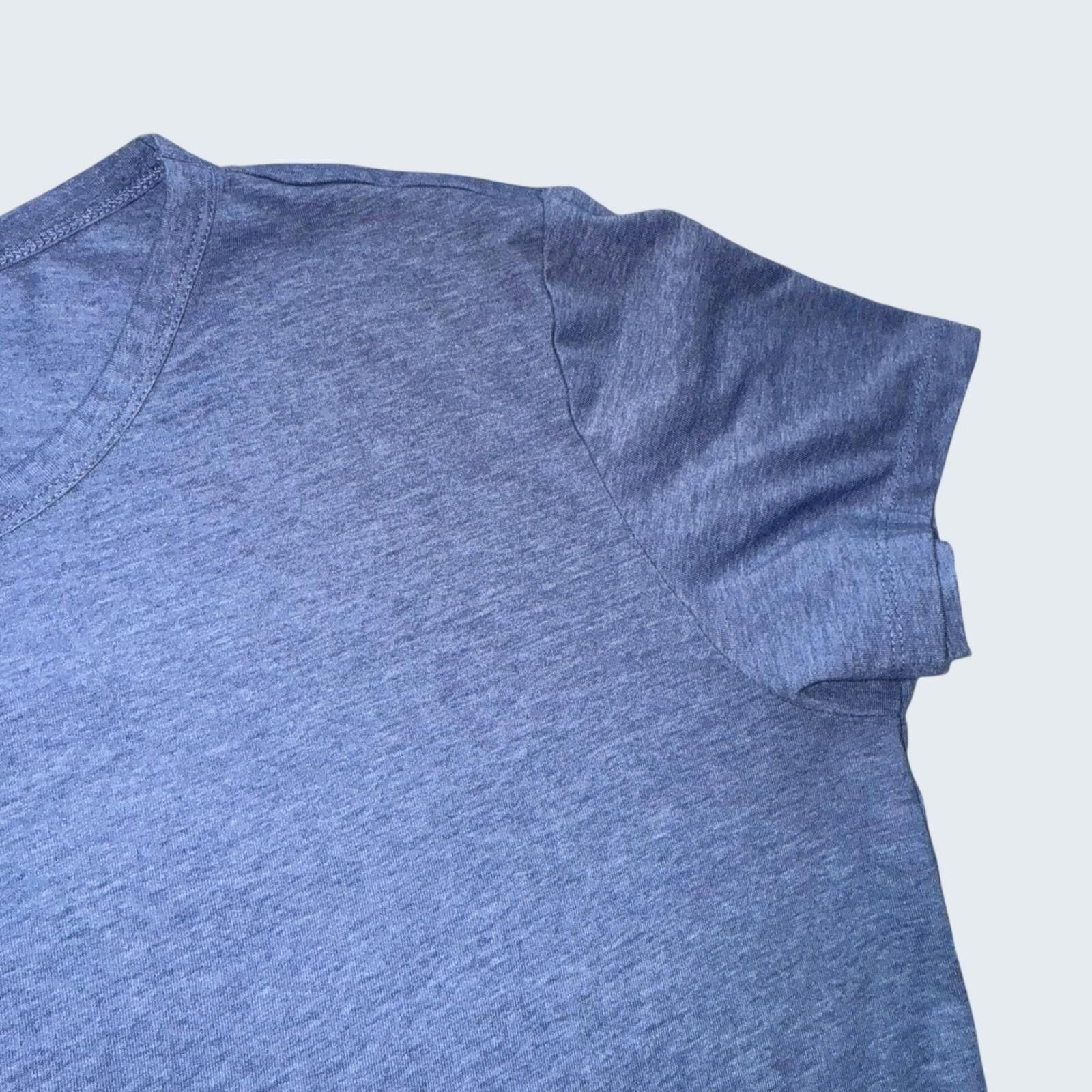 H&M HM Basics Teen Womens XXL Heathered Blue Crew Neck Size XXL / US 16-18 / IT 52-54 - 4 Thumbnail