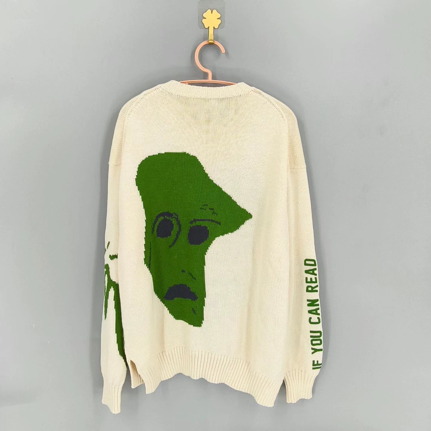 Dior Dior Abstract Portrait Crew Neck Knit Sweater Size US S / EU 44-46 / 1 - 2 Thumbnail