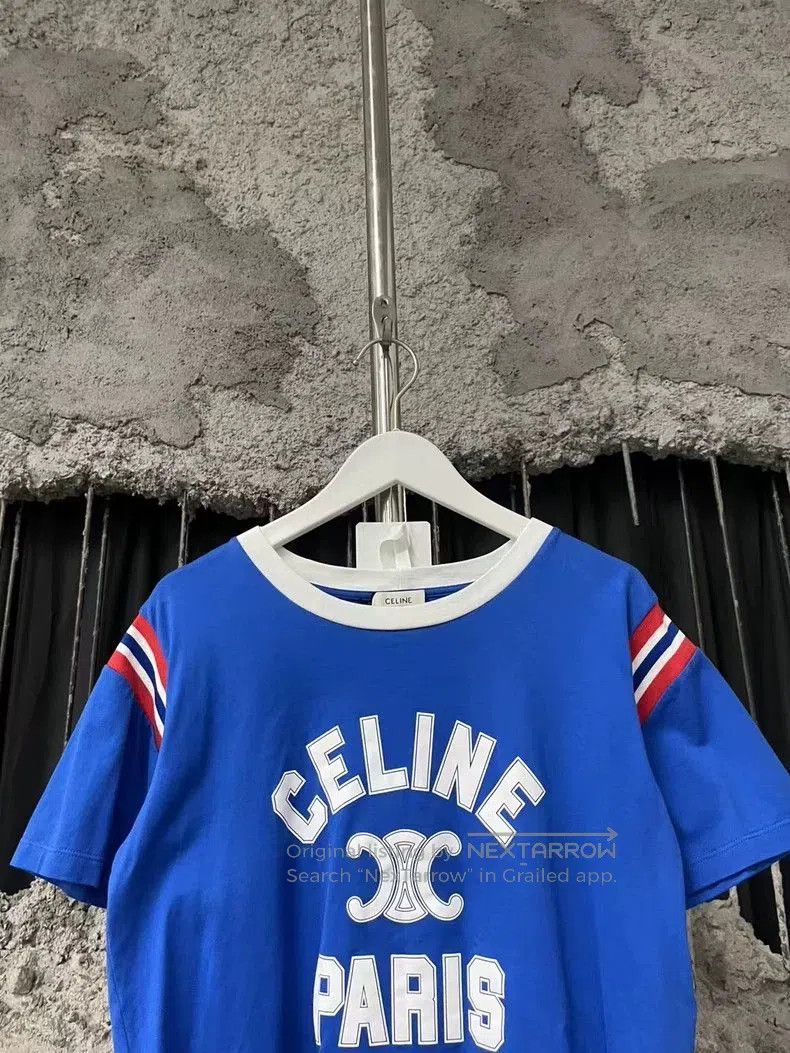 Celine Celine Logo Short Sleeve T. Size US S / EU 44-46 / 1 - 3 Thumbnail