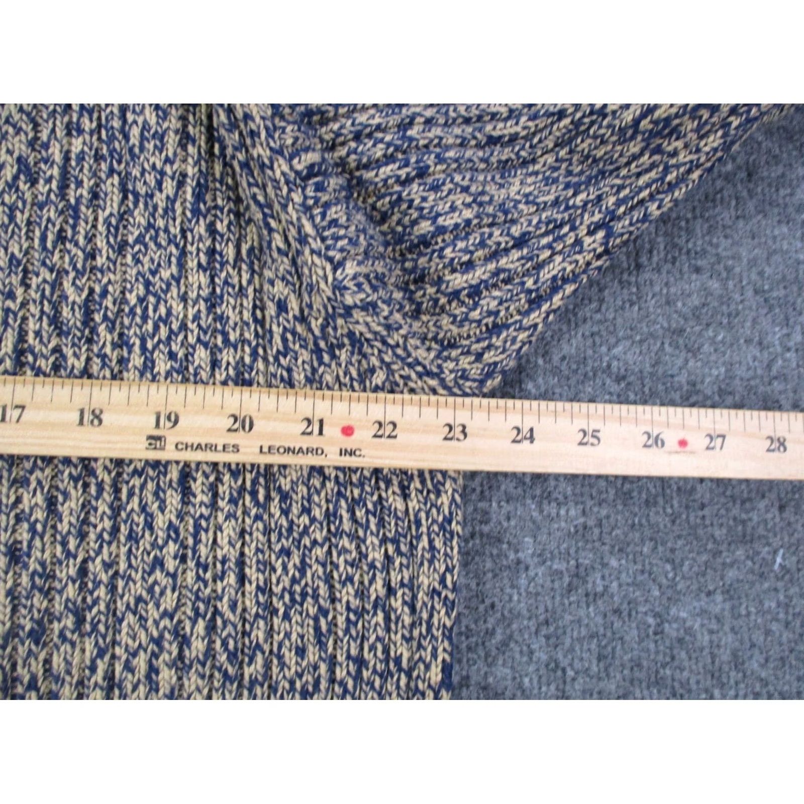 J.Crew VINTAGE J.CREW Sweater Mens L Gray Oarsman Pullover Ribbed Soft Preppy Crew Neck Knit Pullover Casual All Seasons Lightweight 90s Mens Size US L / EU 52-54 / 3 - 5 Thumbnail