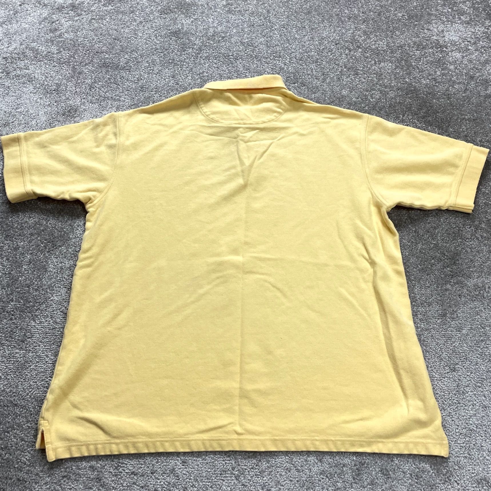Vintage VINTAGE? No. Ivy Crew Polo Shirt Men's 2XL Tall Yellow Cotton Short Sleeve Golf Top Size US XXL / EU 58 / 5 - 2 Thumbnail