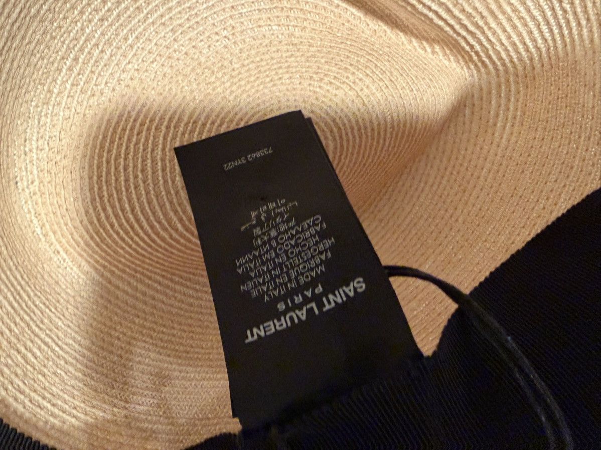 Saint Laurent Paris Saint Laurent straw hat. 60/XL. $895 Size ONE SIZE - 8 Thumbnail