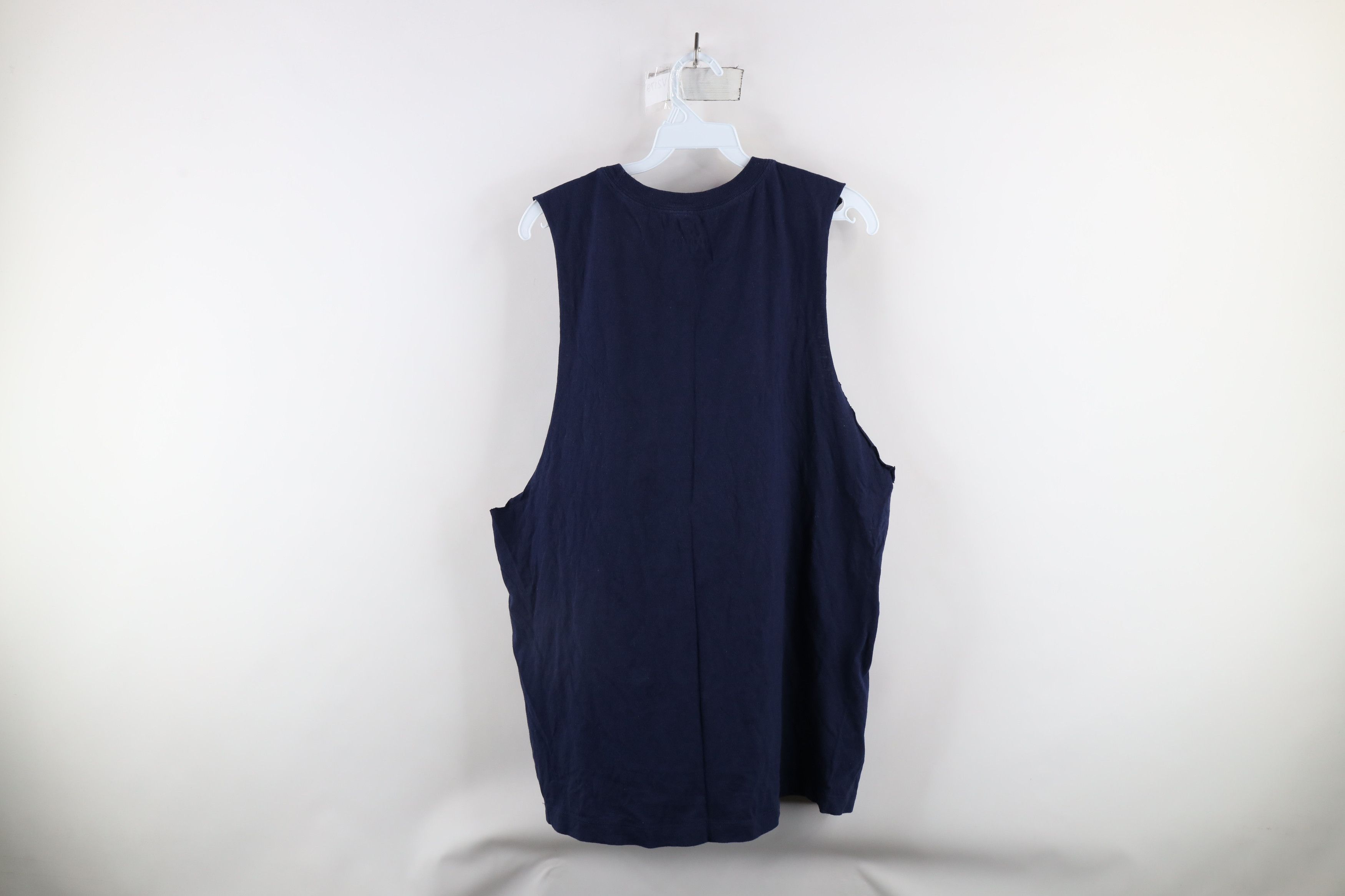 Nike × Vintage Nike Logo University of Michigan Cut Off Sleeveless T-Shirt Size US L / EU 52-54 / 3 - 8 Thumbnail