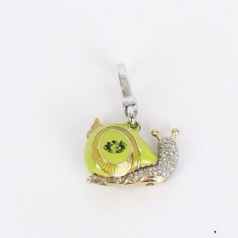 Juicy Couture Juicy Couture Snail Charm w/Green Shell Pink Butterfly Size ONE SIZE - 4 Thumbnail