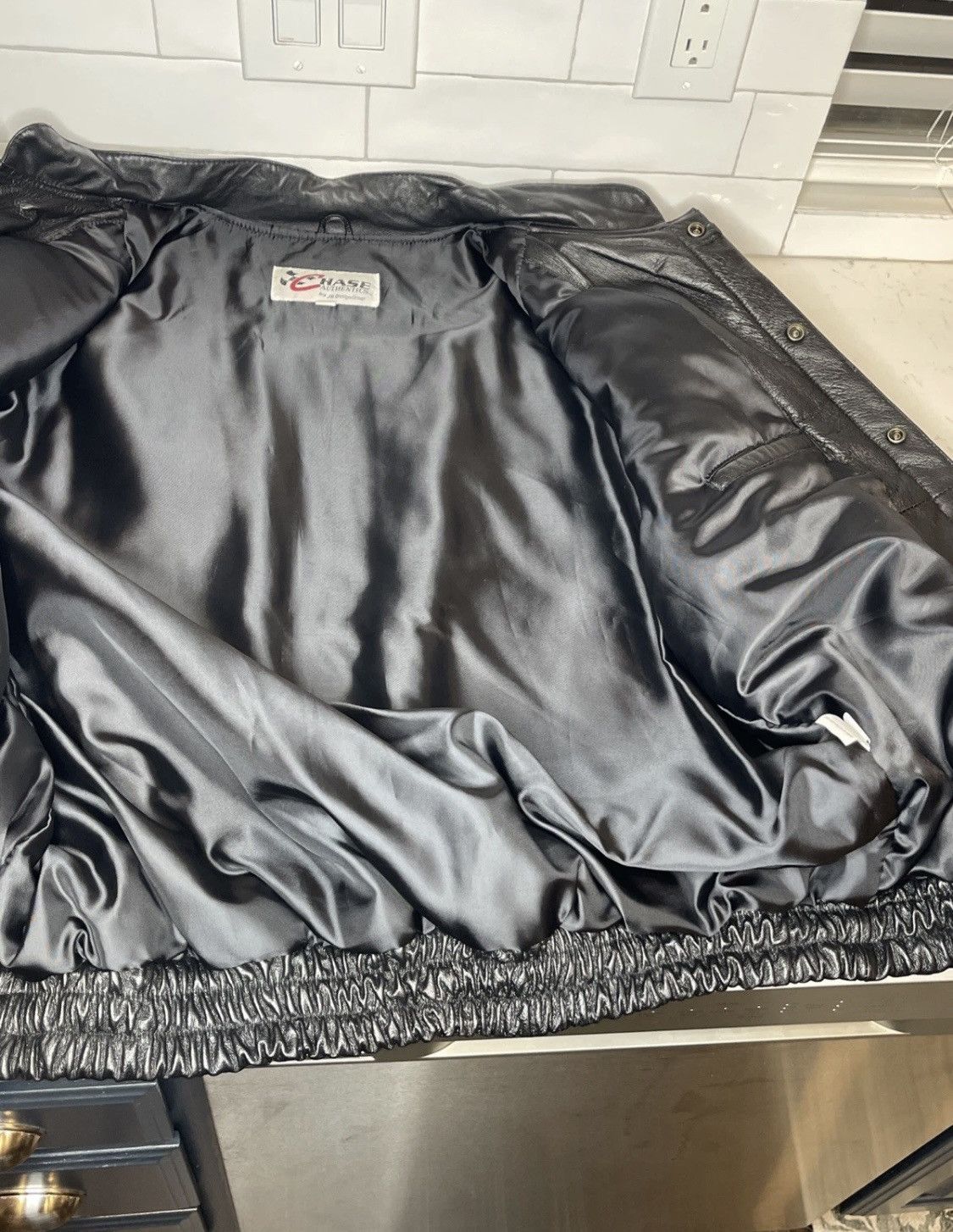 Chase Authentics Dale Earnhardt Chase Authentic Leather Jacket XL VGC Size US XL / EU 56 / 4 - 14 Thumbnail