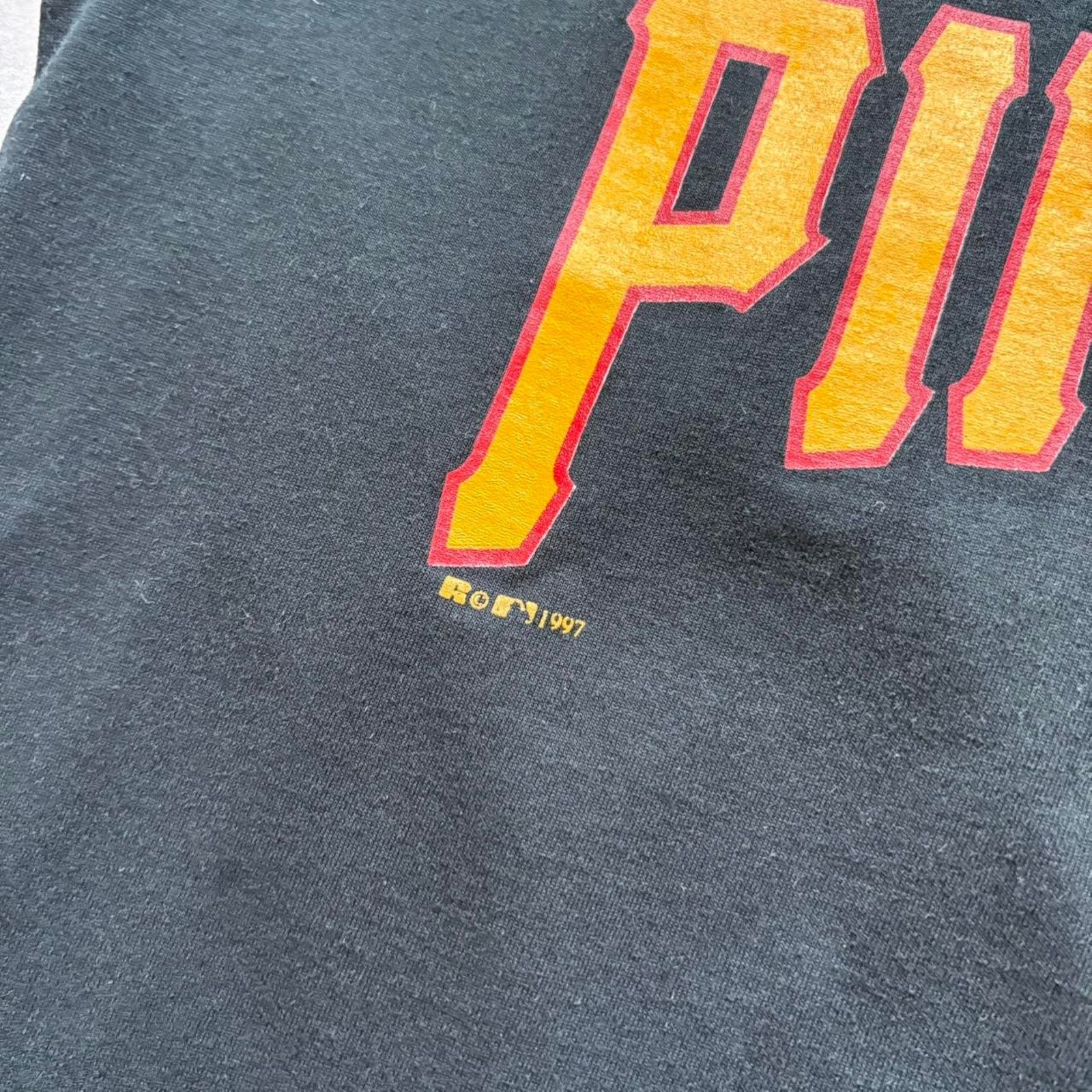 Russell Athletic Vintage 1990s pittsburg pirates t shirt Size US L / EU 52-54 / 3 - 4 Thumbnail