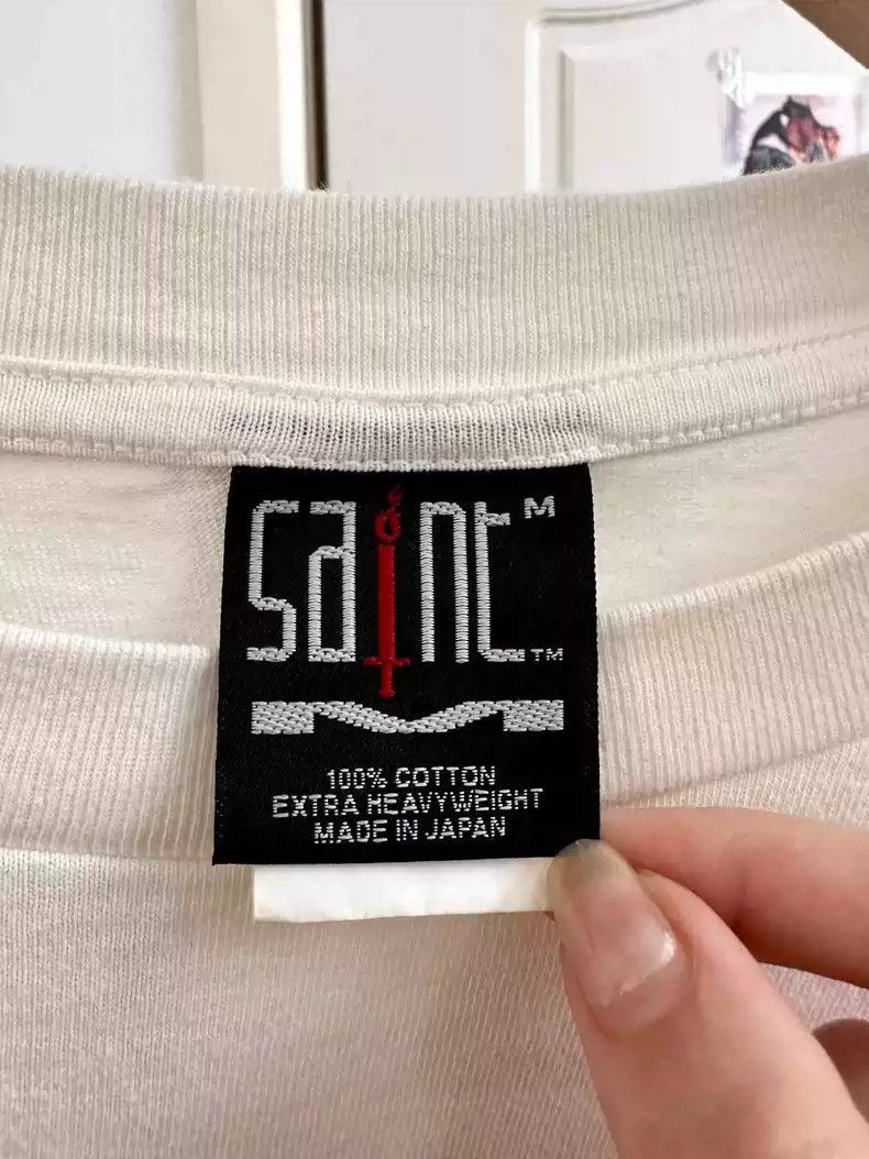 Saint Michael Saint Michael Saint Michael Washing for old damage Tee-250 Size US M / EU 48-50 / 2 - 3 Thumbnail