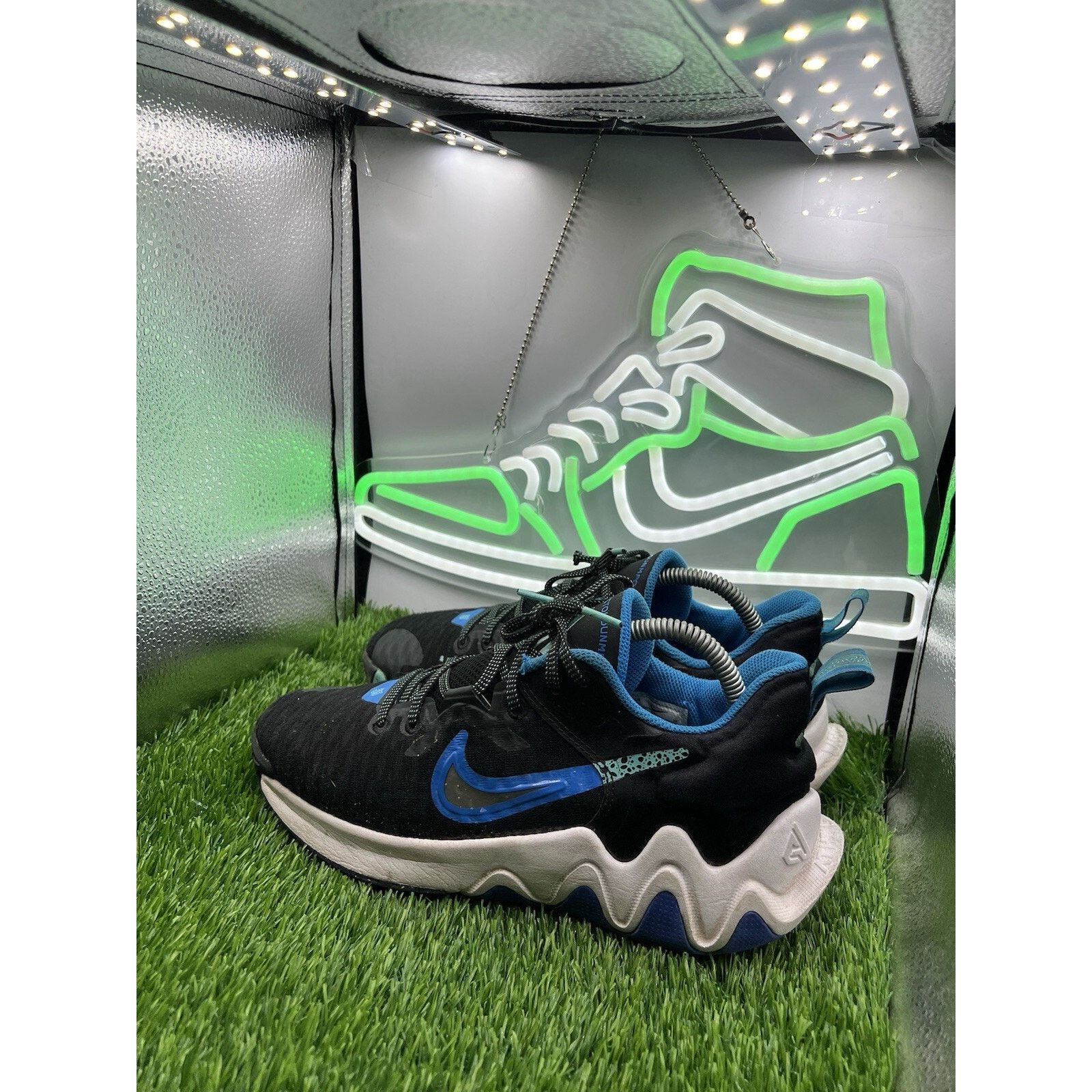 Nike Nike Giannis Immortality GS Black Washed Teal Size 7Y Size US 7 / EU 40 - 3 Thumbnail