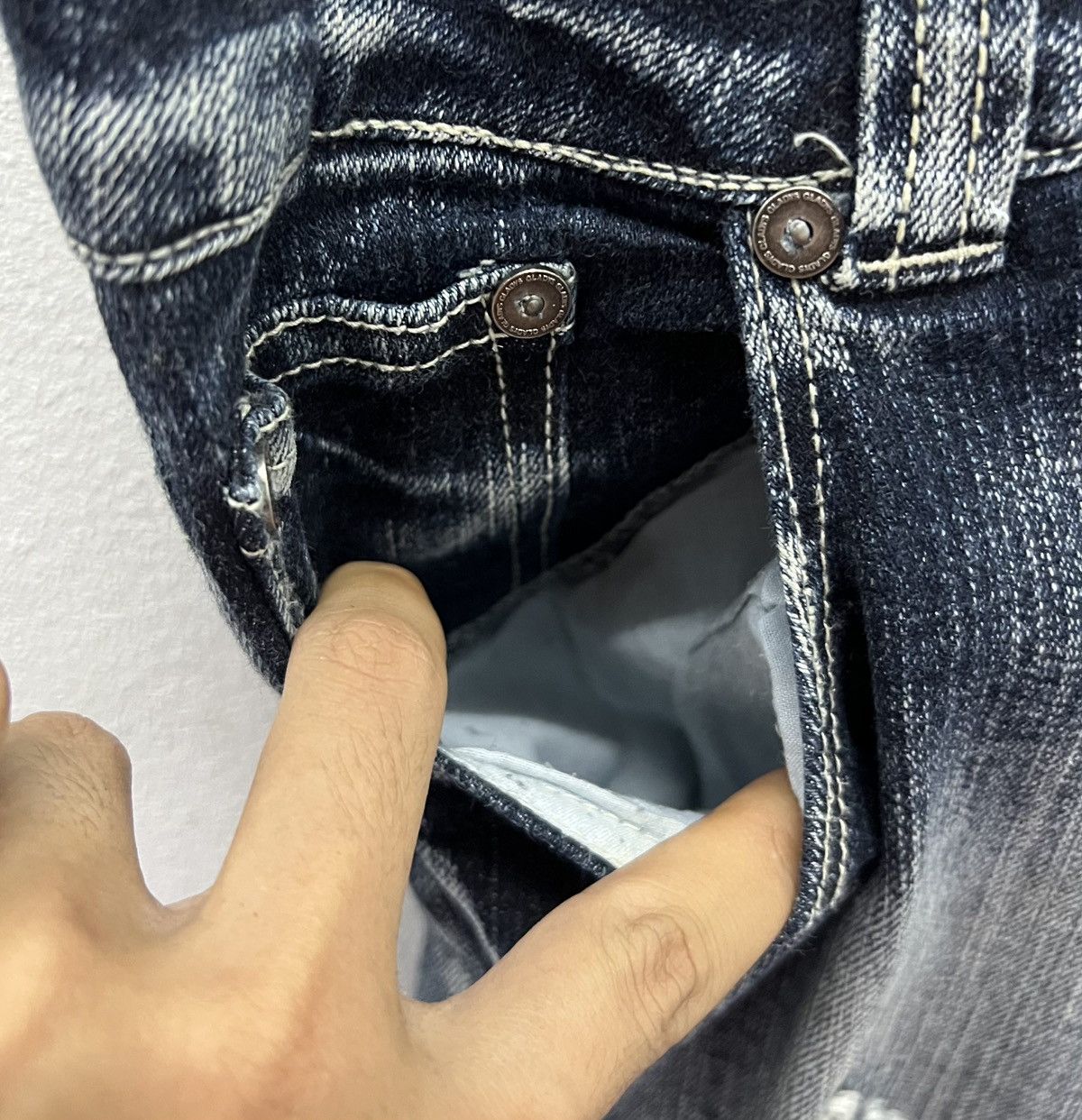 Japanese Brand × Vintage Vintage Y2K Style Distressed Denim Overalls – “Gladys” Brand Size US 32 / EU 48 - 7 Thumbnail