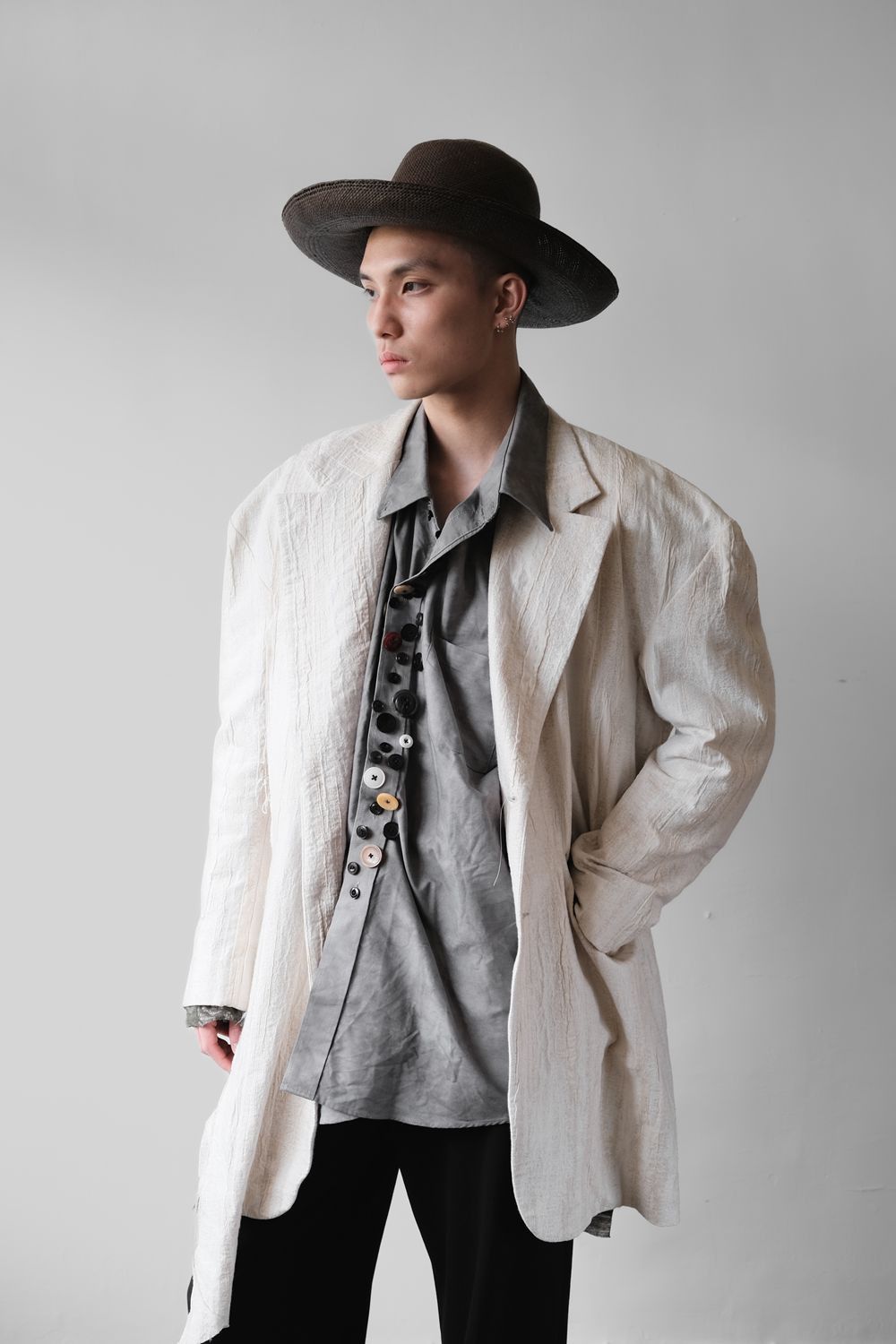 Other CHIAHUNG SU Oversized Jacquard Blazer Jacket Size 50L - 2 Thumbnail