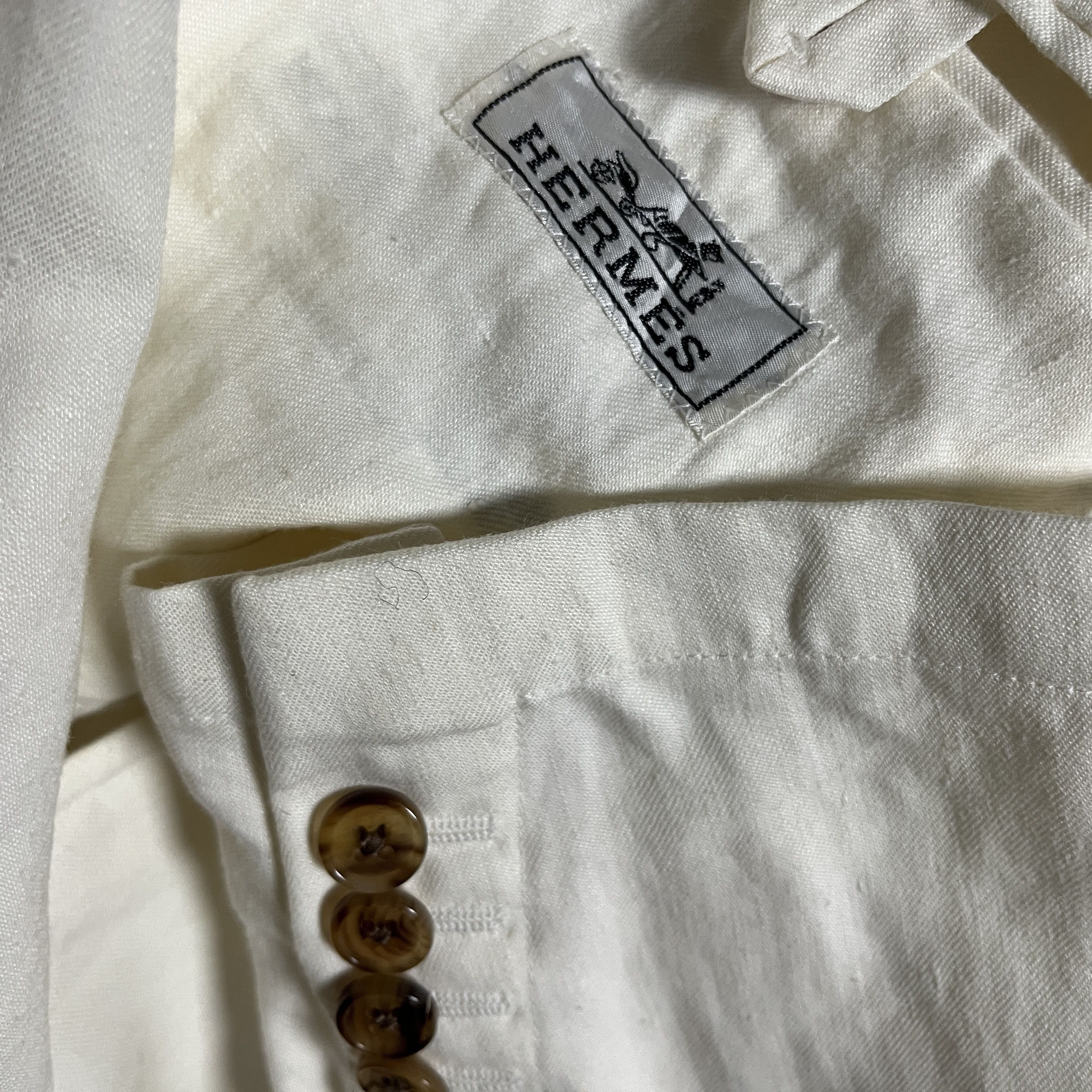 Hermes Hermes Linen Blazer Size 50R - 6 Thumbnail