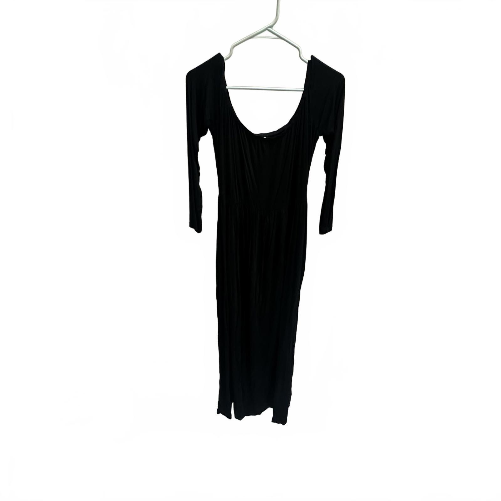 Unknown London Chic Black Maxi Dress - Extra Large Size XL / US 12-14 / IT 48-50 - 1 Thumbnail