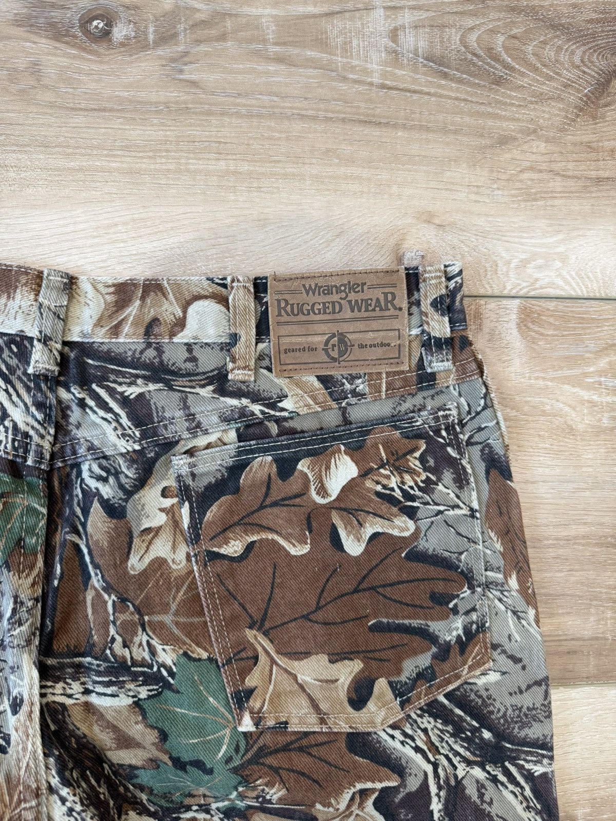 Wrangler Wrangler Vintage Camo Denim Made in USA 34x32 Size US 34 / EU 50 - 5 Thumbnail