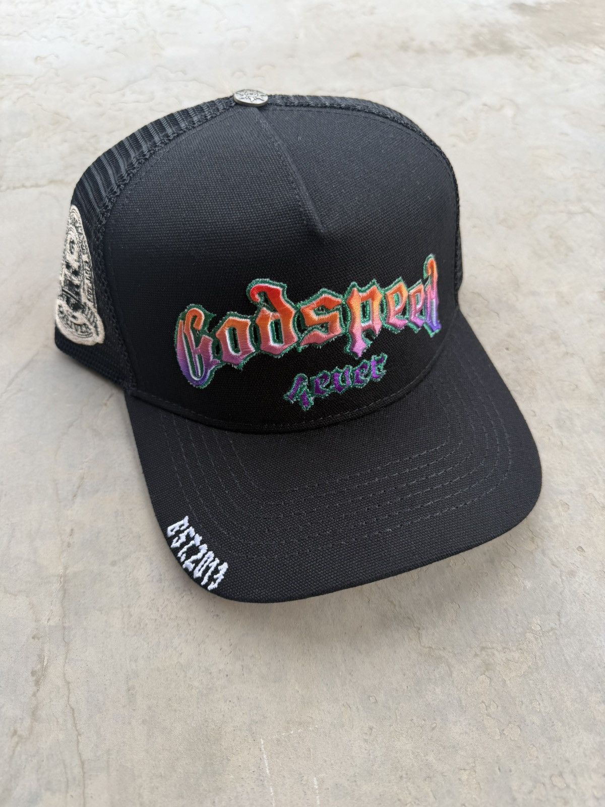 Godspeed Godspeed GS Forever Gradient Trucker Hat Black Hawaiian Size ONE SIZE - 1 Thumbnail