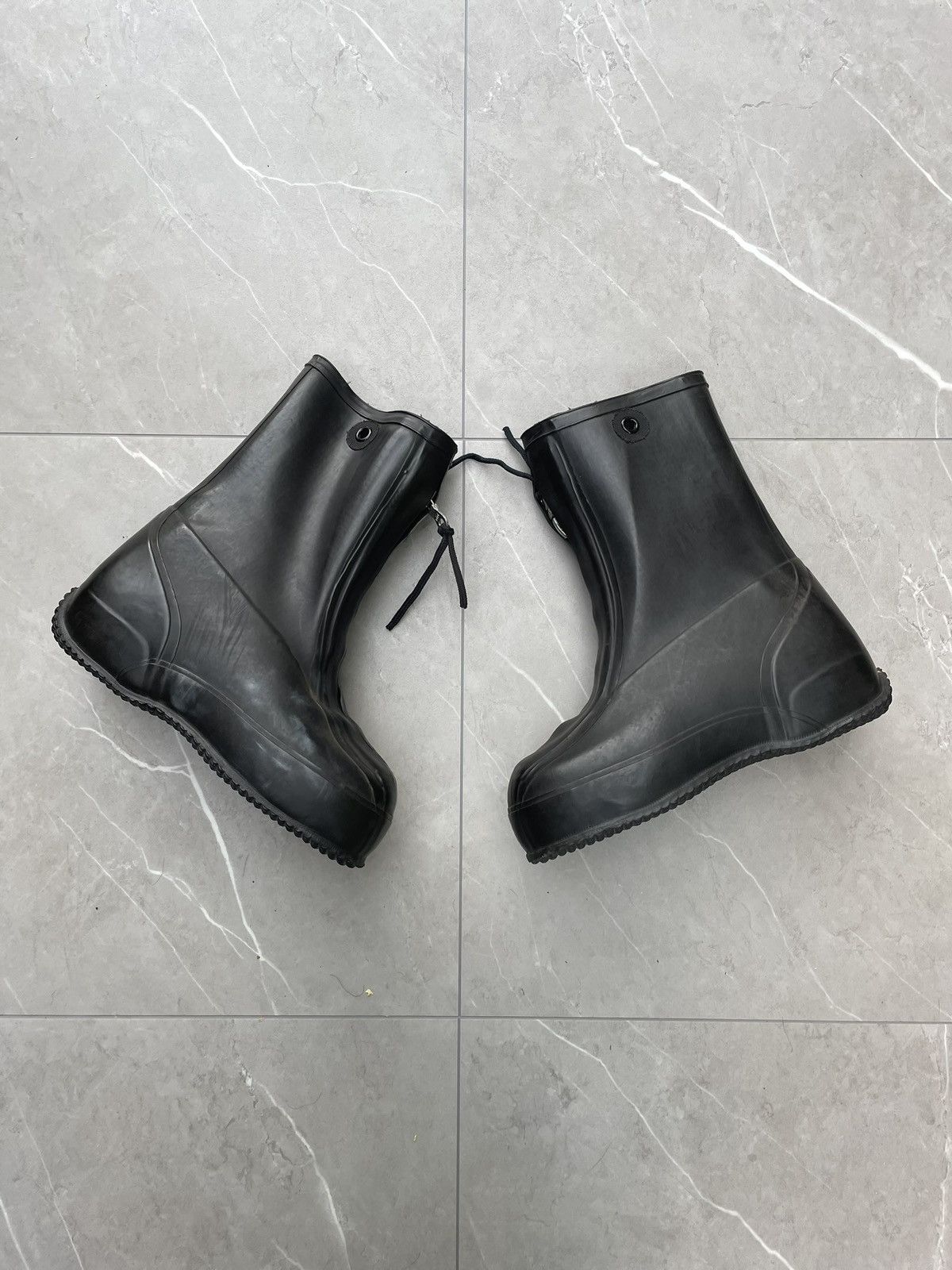 Vintage 1980s Vintage Military Combat WaterProof Rubber Boots Size US 10.5 / EU 43-44 - 8 Thumbnail