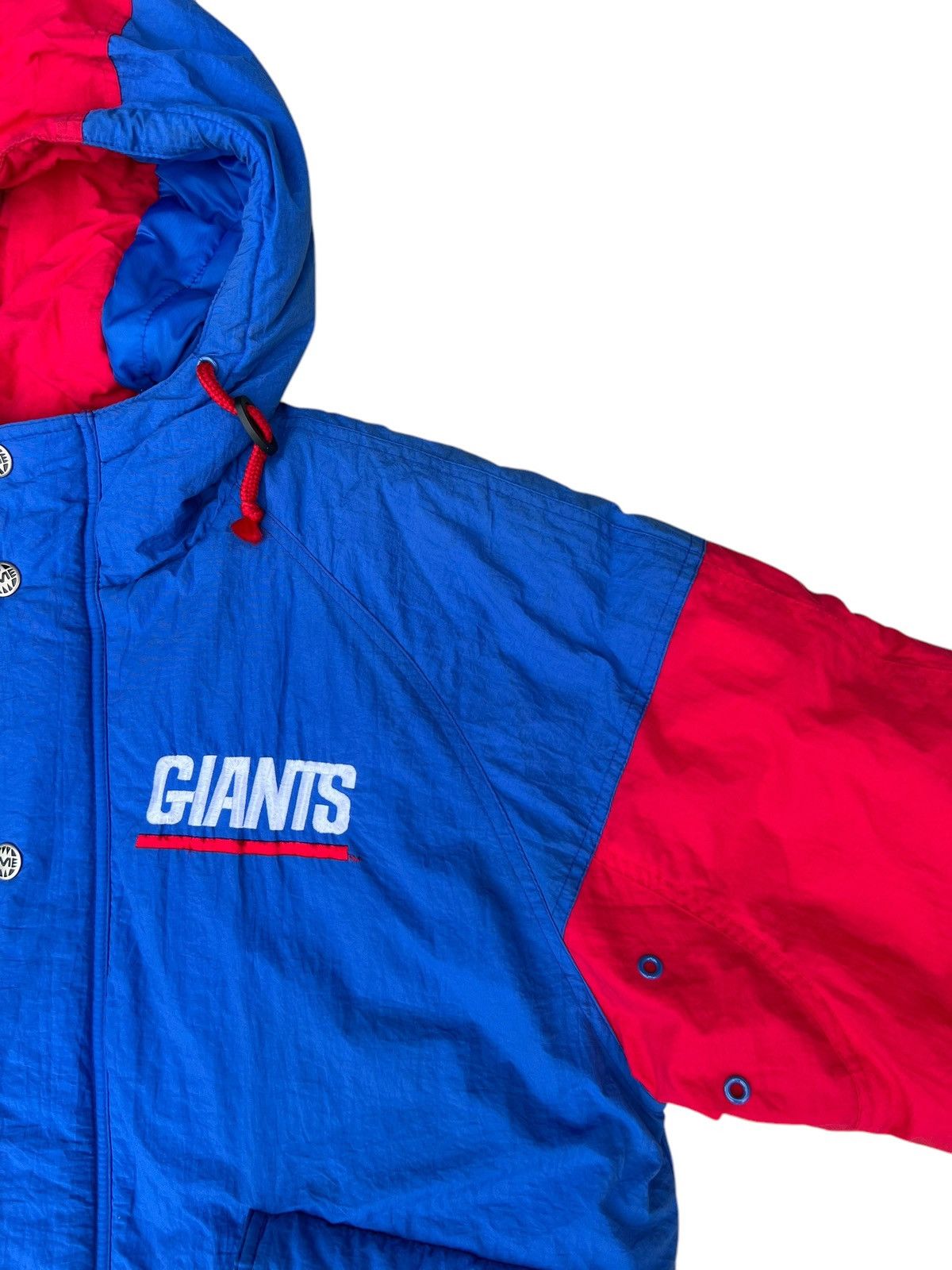 Mirage Vintage 90s NFL NY Giants Big Logo Puffer Jacket Hoodie Size US M / EU 48-50 / 2 - 15 Thumbnail