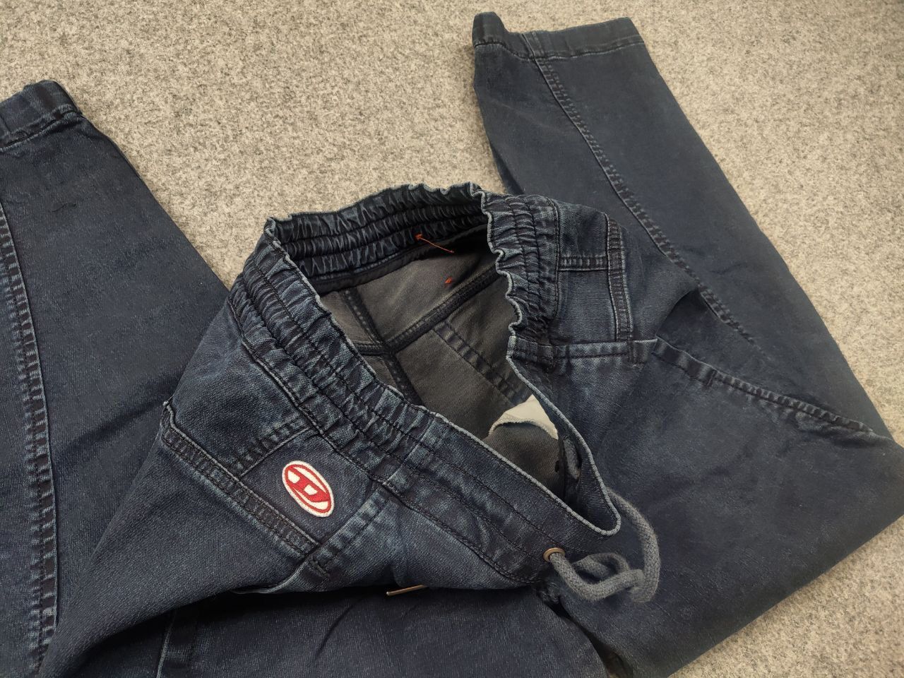 Diesel Diesel d krailey e ne Sweat Blue Denim Cropped Jeans Vintage Size 26" / US 2 / IT 38 - 9 Thumbnail