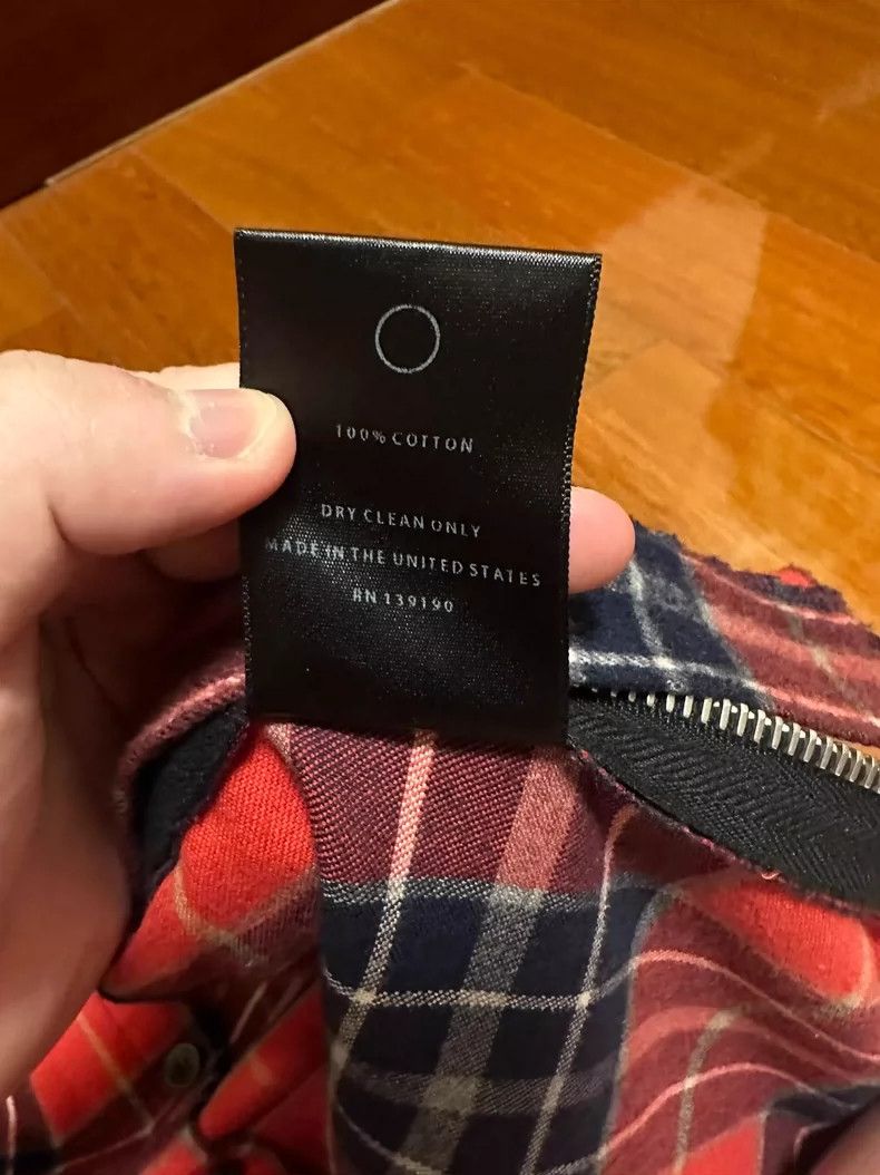 Fear of God Fear of God Red and blue plaid shoulders Size US S / EU 44-46 / 1 - 4 Thumbnail