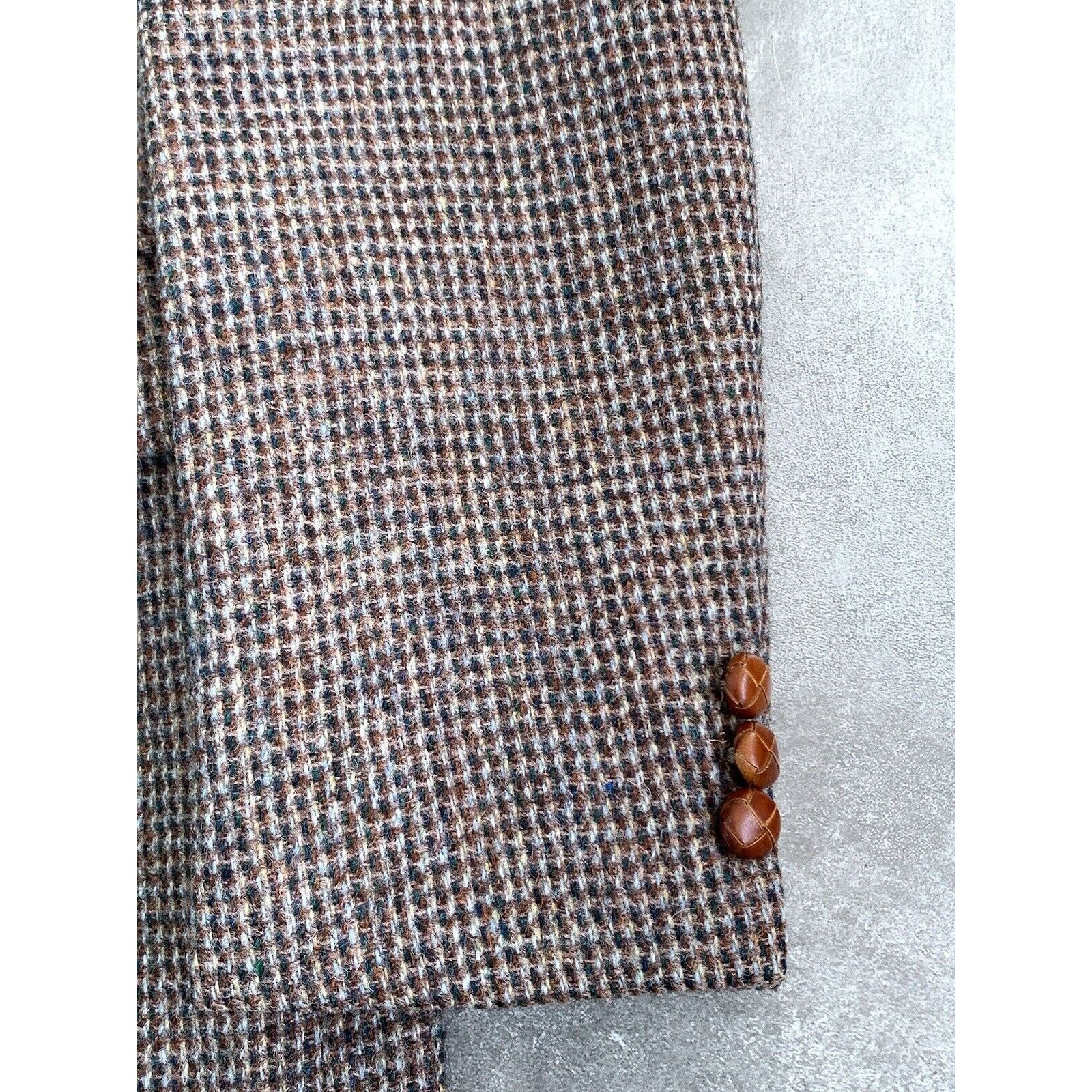 Harris Tweed × Vintage Men's HARRIS TWEED MADE IN USA Sport Blazer Jacket EU 48 M Size 48R - 9 Thumbnail