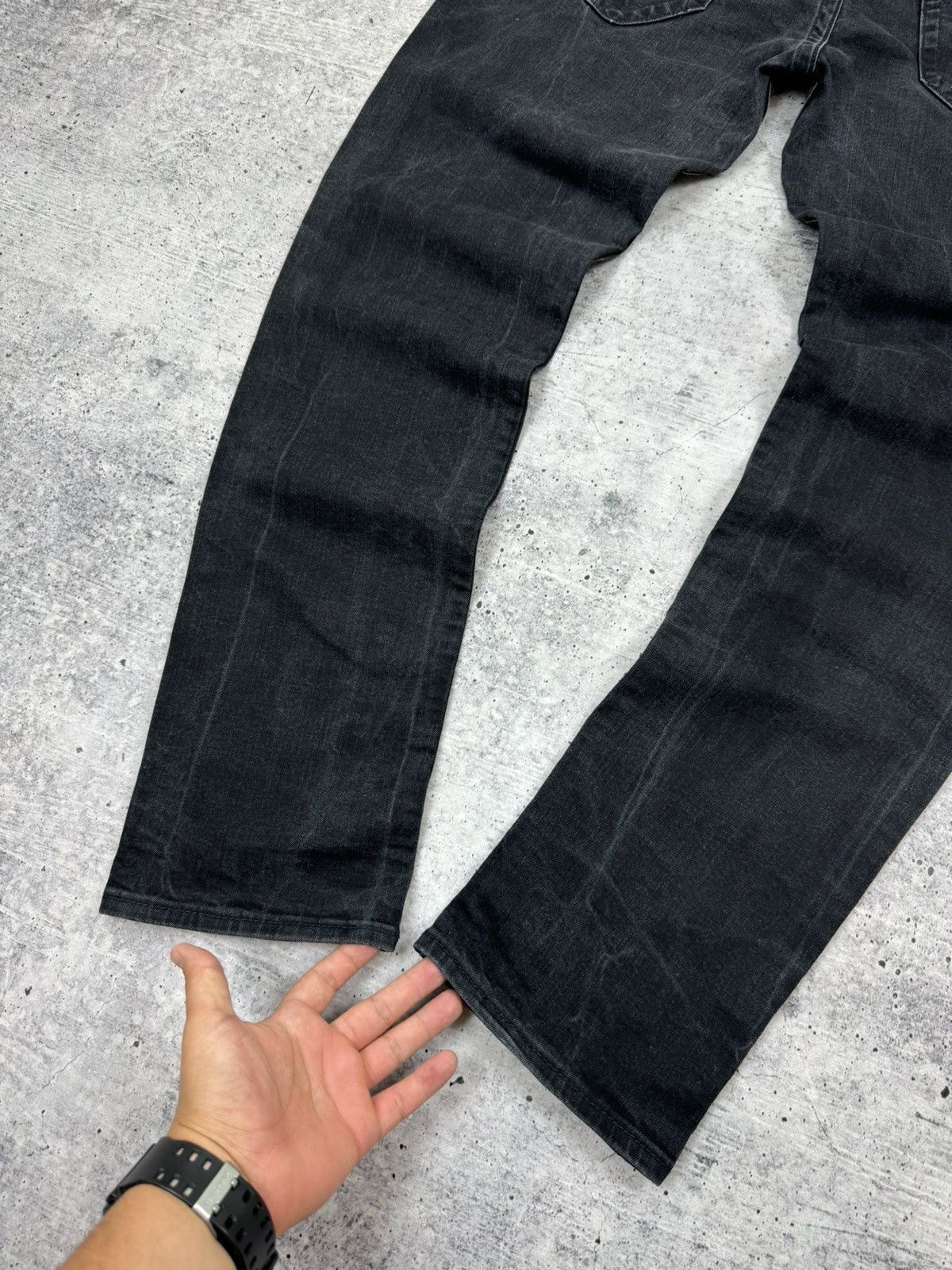 True Religion Vintage True Religion Rocco Black Stonewashed Denim Jeans 36 Size US 36 / EU 52 - 21 Thumbnail