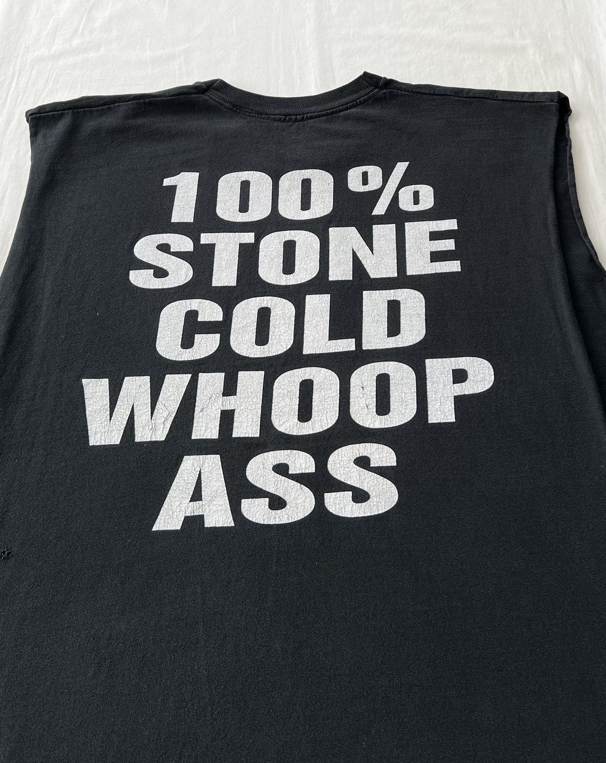 WWE Vintage 1998 Stone Cold Steve Austin 100% Whoop Ass WWE WWF Size US XL / EU 56 / 4 - 13 Thumbnail