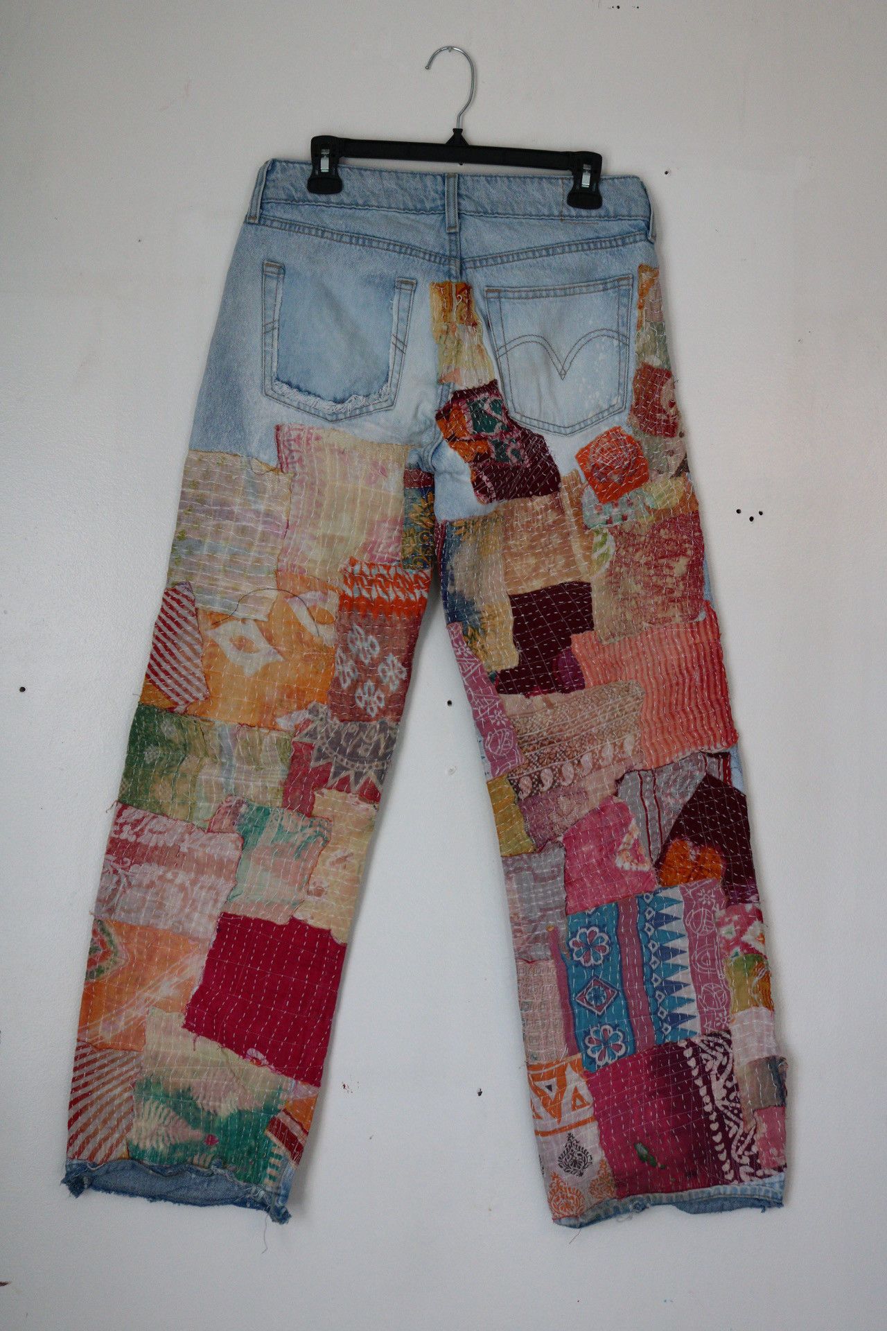 Other Patchwork, Relaxed Straight Fit, Denim Jeans, Size 28x31 Size US 28 / EU 44 - 2 Thumbnail